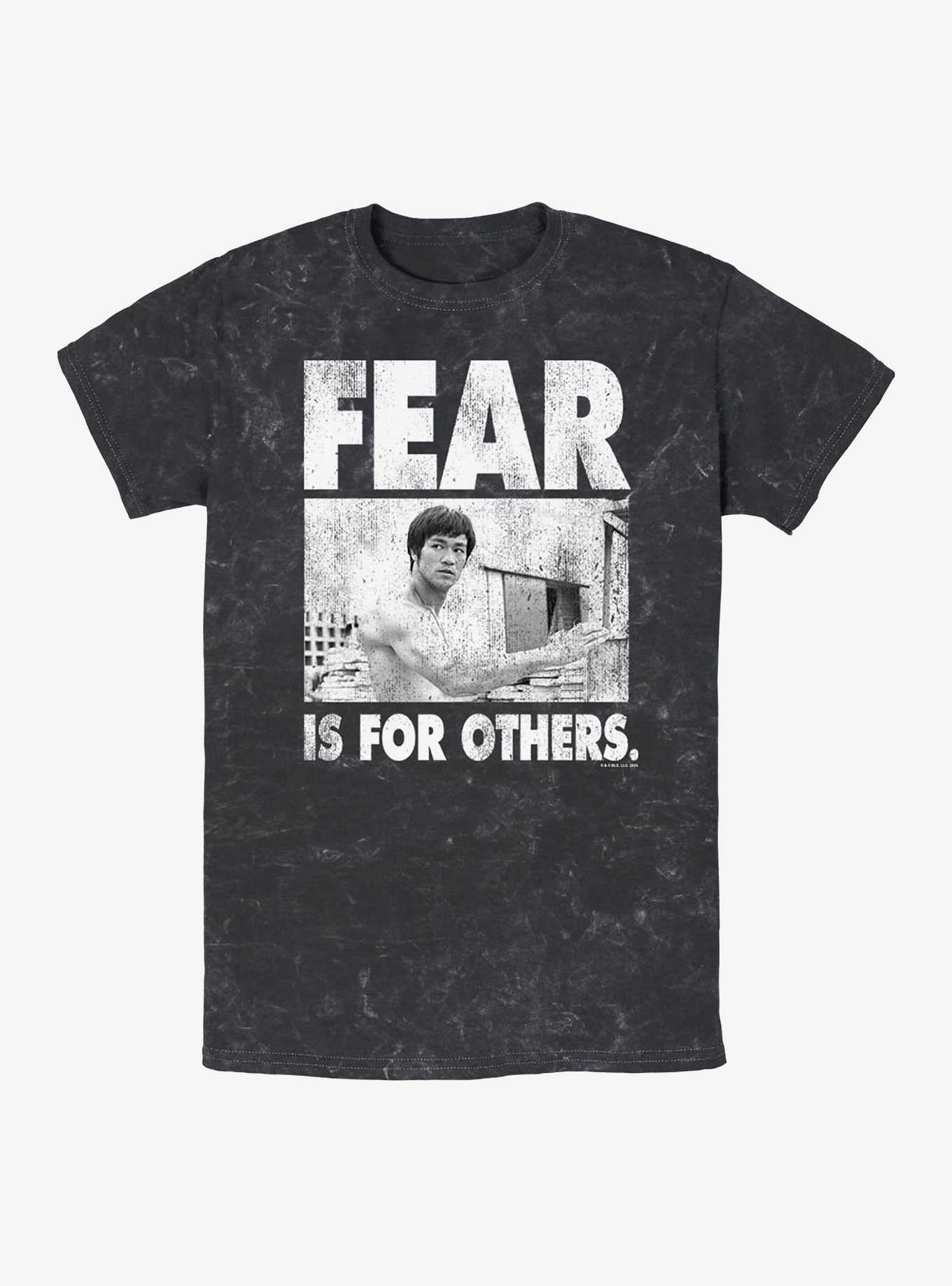 Bruce Lee Fear Is For Others Mineral Wash T-Shirt | Trending Graphic Tee For Fans