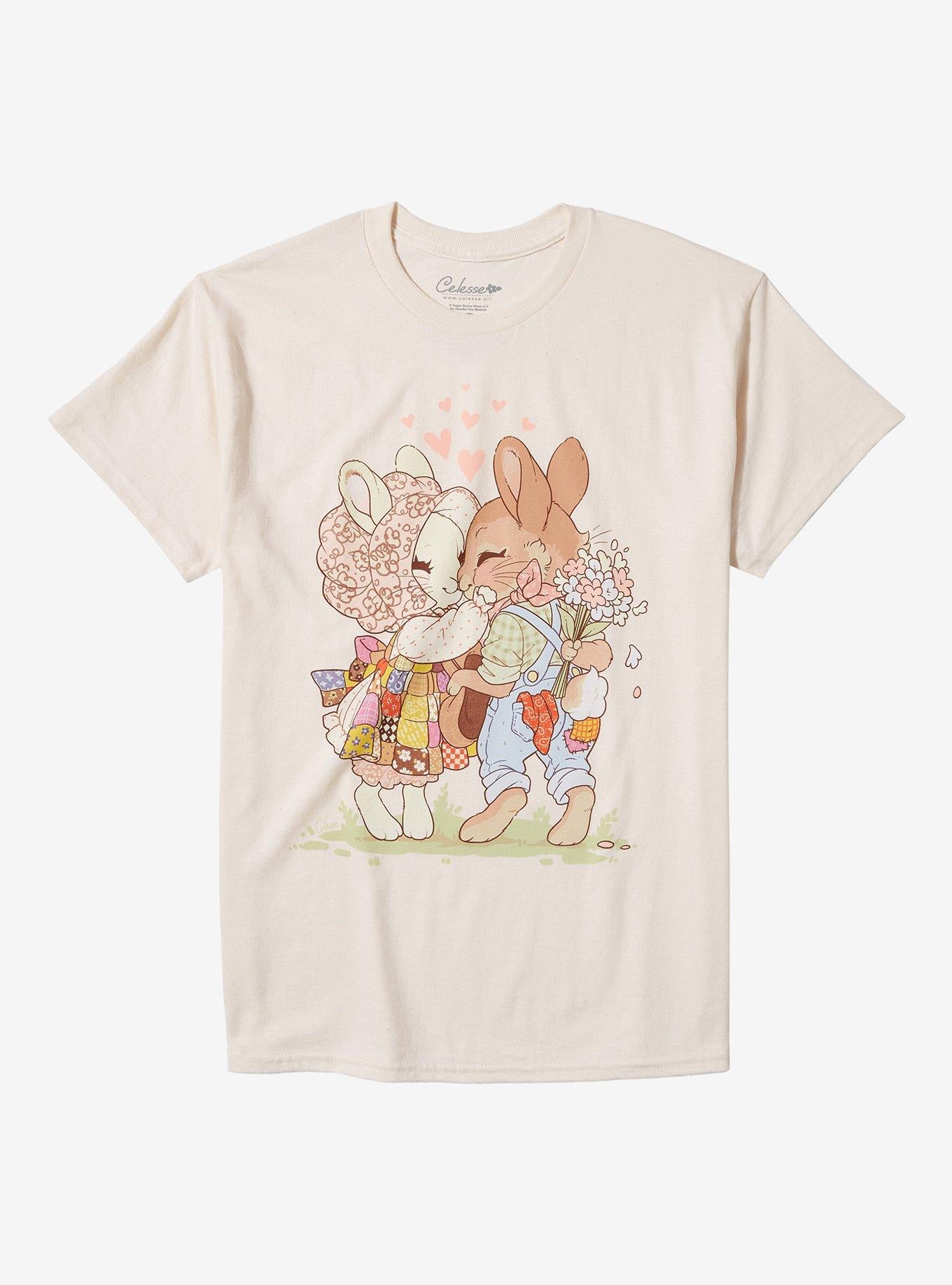 Bunny Kisses By Lil Celesse T-Shirt | Trending Graphic Tee For Fans