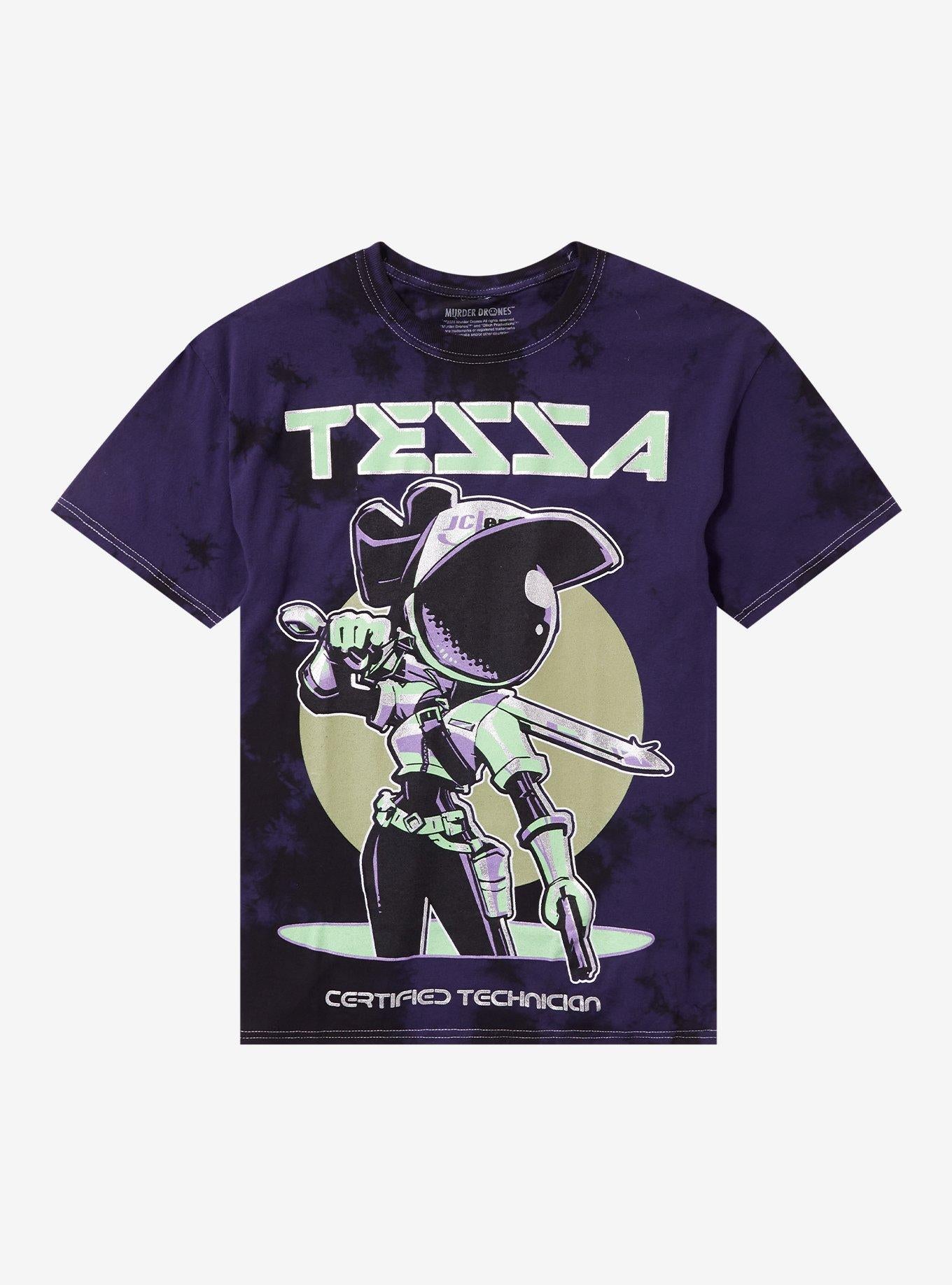 Murder Drones Tessa Tie-Dye T-Shirt | Trending Graphic Tee For Fans