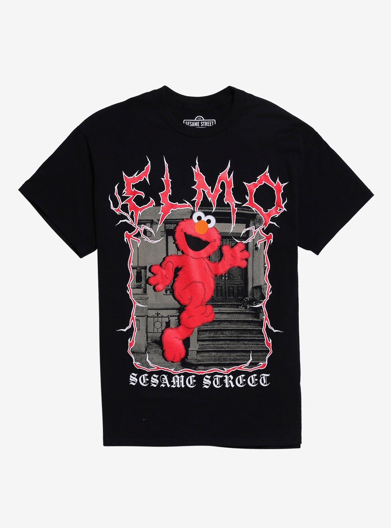Sesame Street Elmo Metal T-Shirt | Trending Graphic Tee For Fans