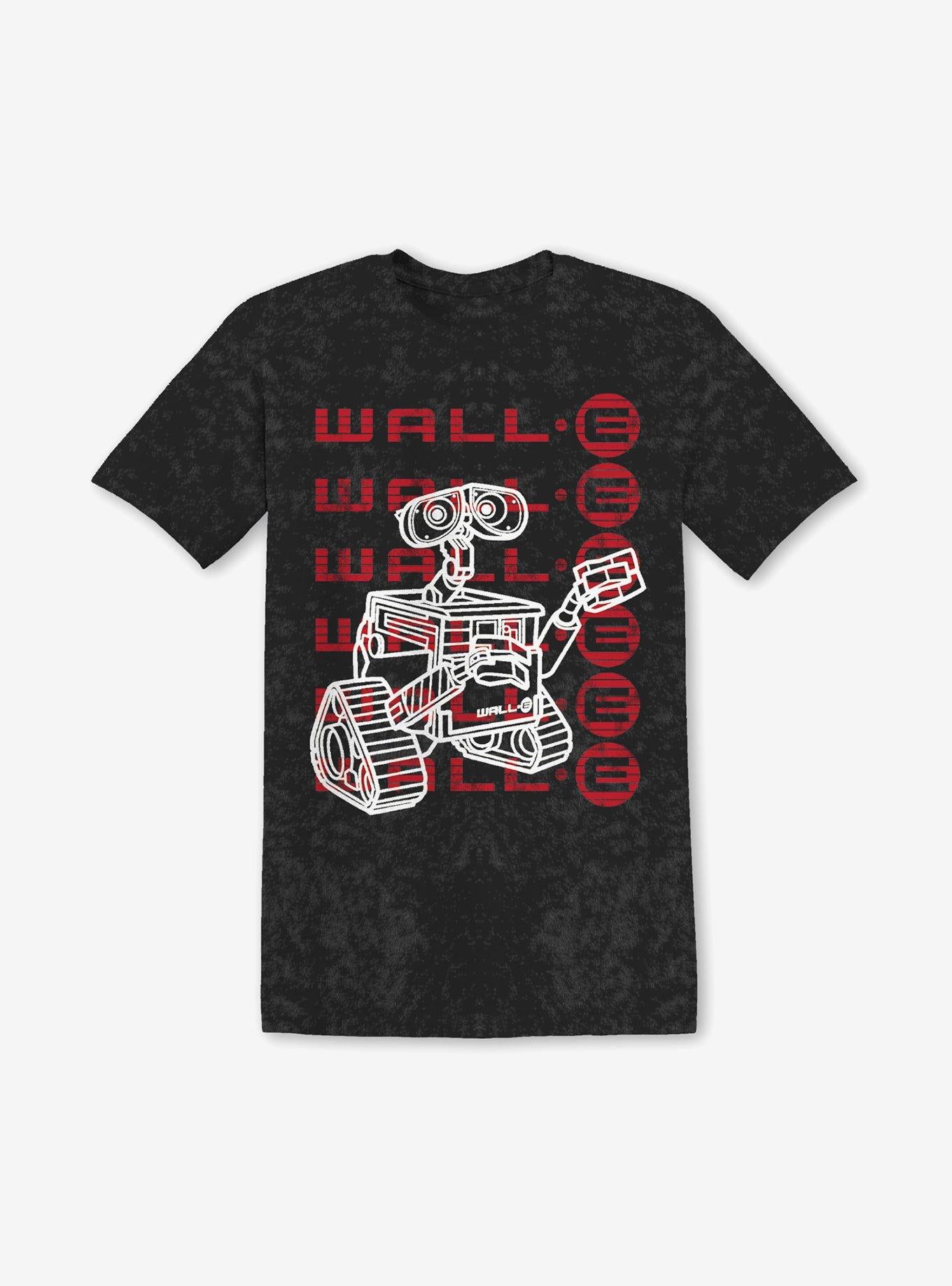 Disney Pixar WALL-E Mineral Wash Boyfriend Fit Girls T-Shirt | Trending Graphic Tee For Fans