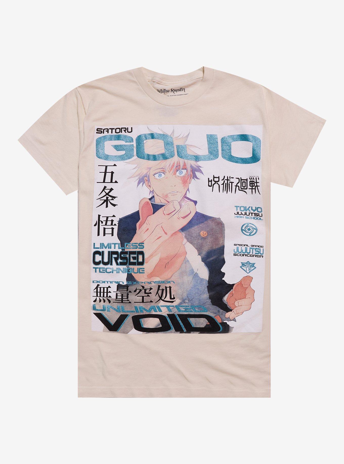 Jujutsu Kaisen Gojo Magazine Cover T-Shirt | Trending Graphic Tee For Fans