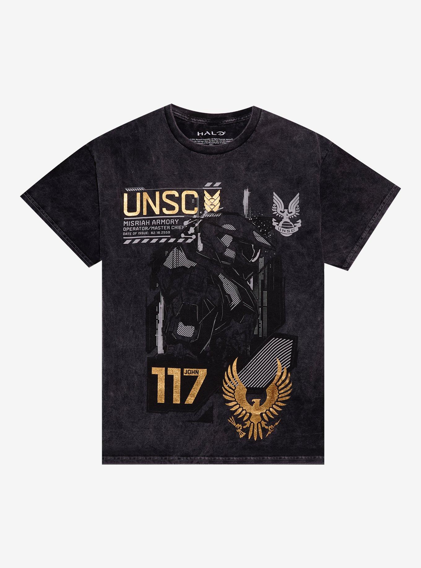 Halo John-117 Portrait T-Shirt | Trending Graphic Tee For Fans