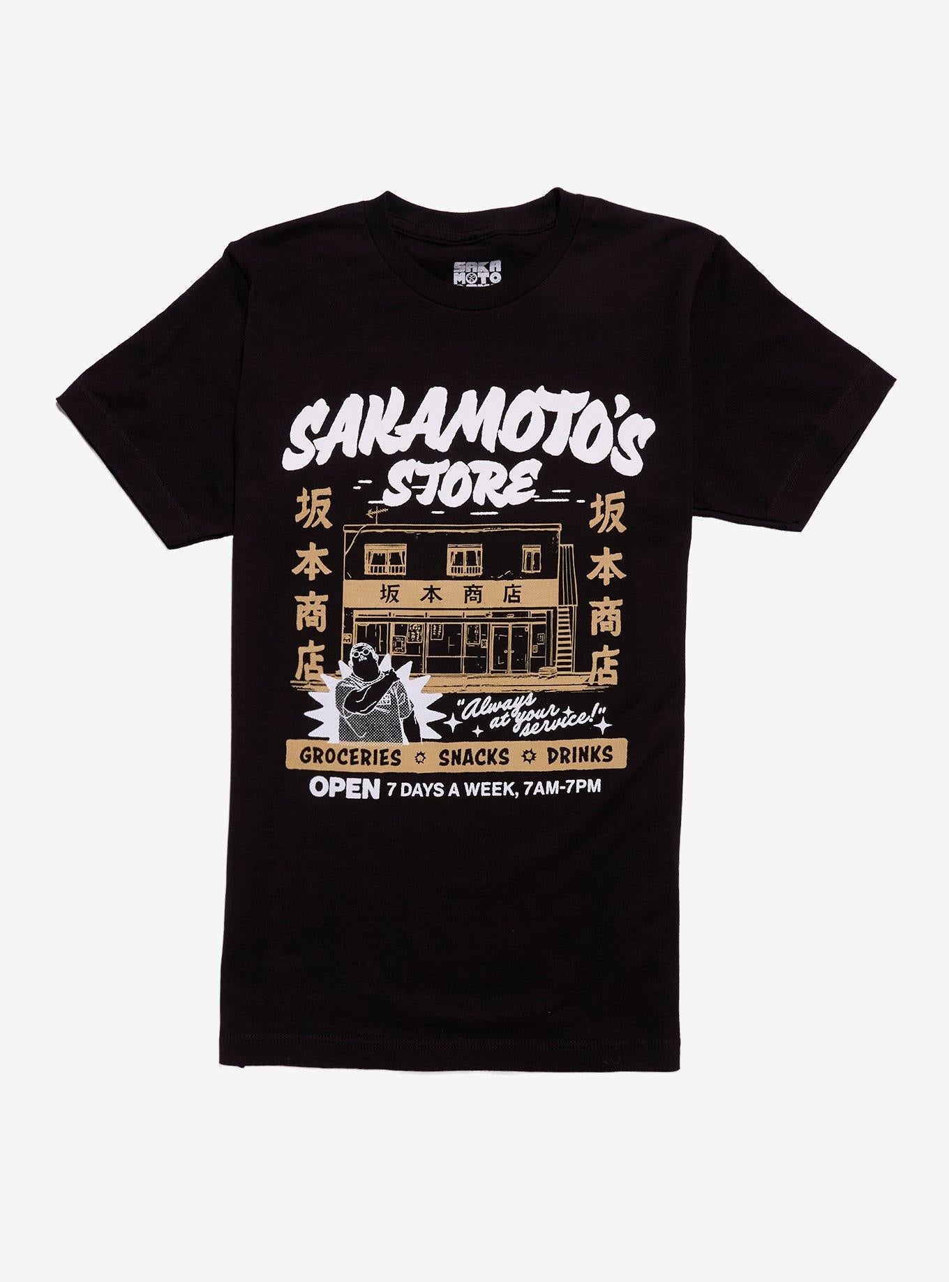 Sakamoto Days Sakamoto's Store Tonal Boyfriend Fit Girls T-Shirt | Trending Graphic Tee For Fans
