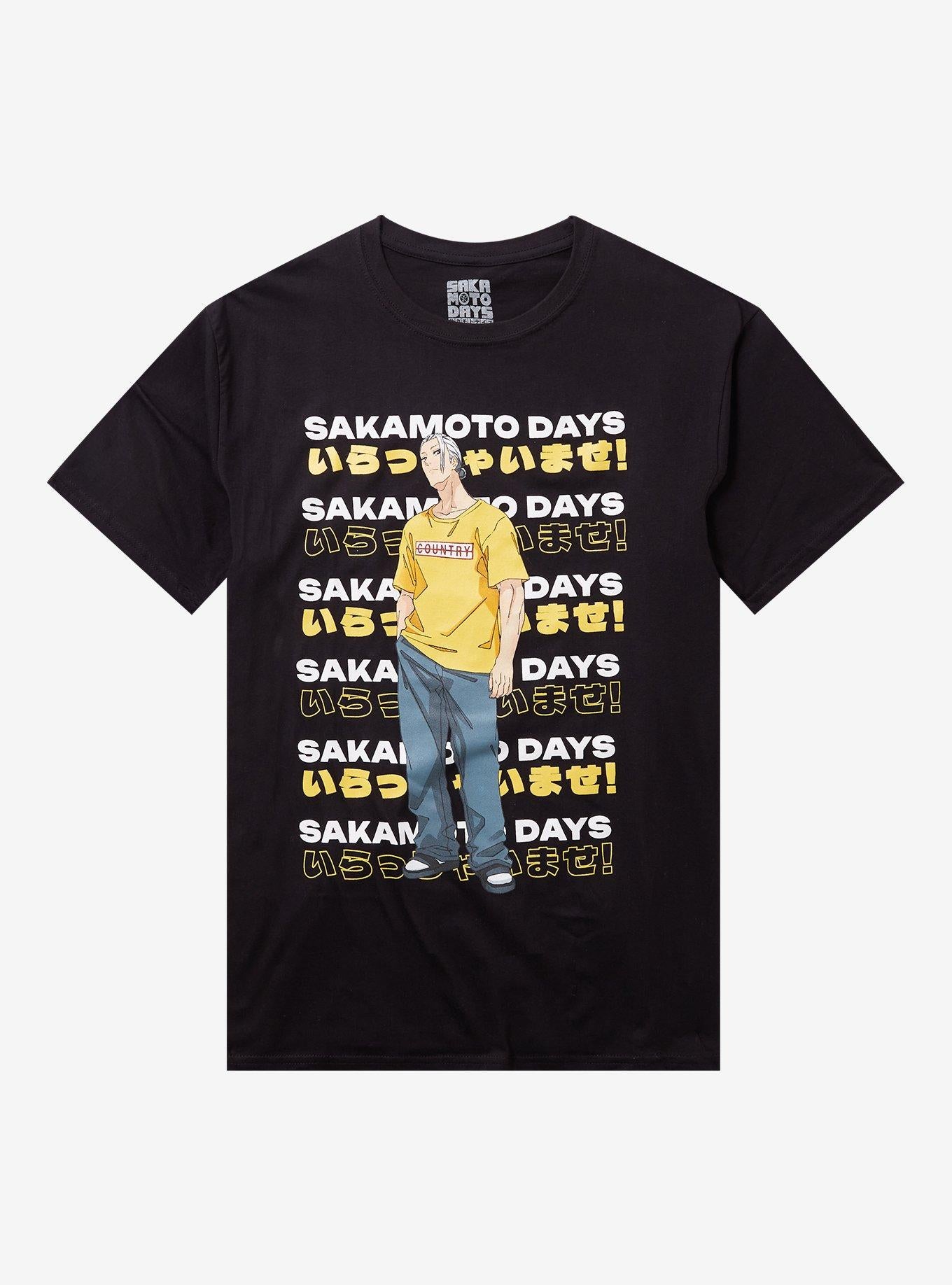 Sakamoto Days Welcome Repeat Boyfriend Fit Girls T-Shirt | Trending Graphic Tee For Fans