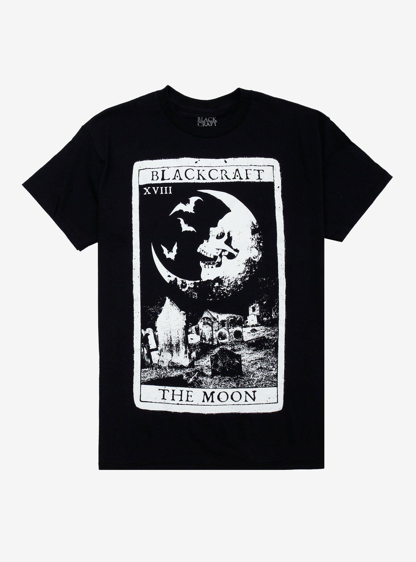 BlackCraft The Moon Tarot Card T-Shirt | Trending Graphic Tee For Fans