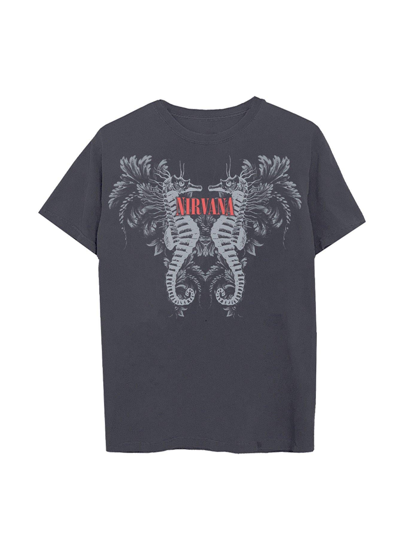 Nirvana Seahorses T-Shirt | Trending Graphic Tee For Fans