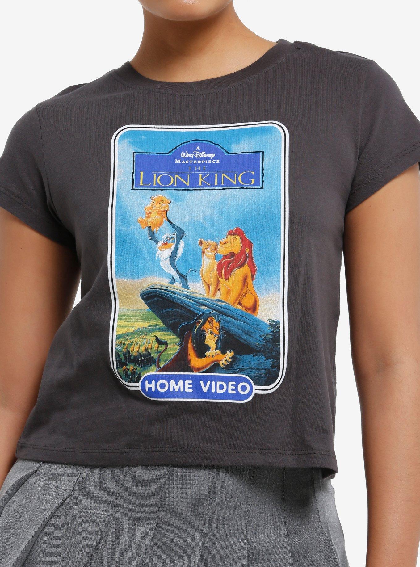 Disney The Lion King Home Video Poster Girls Skimmer T-Shirt | Trending Graphic Tee For Fans