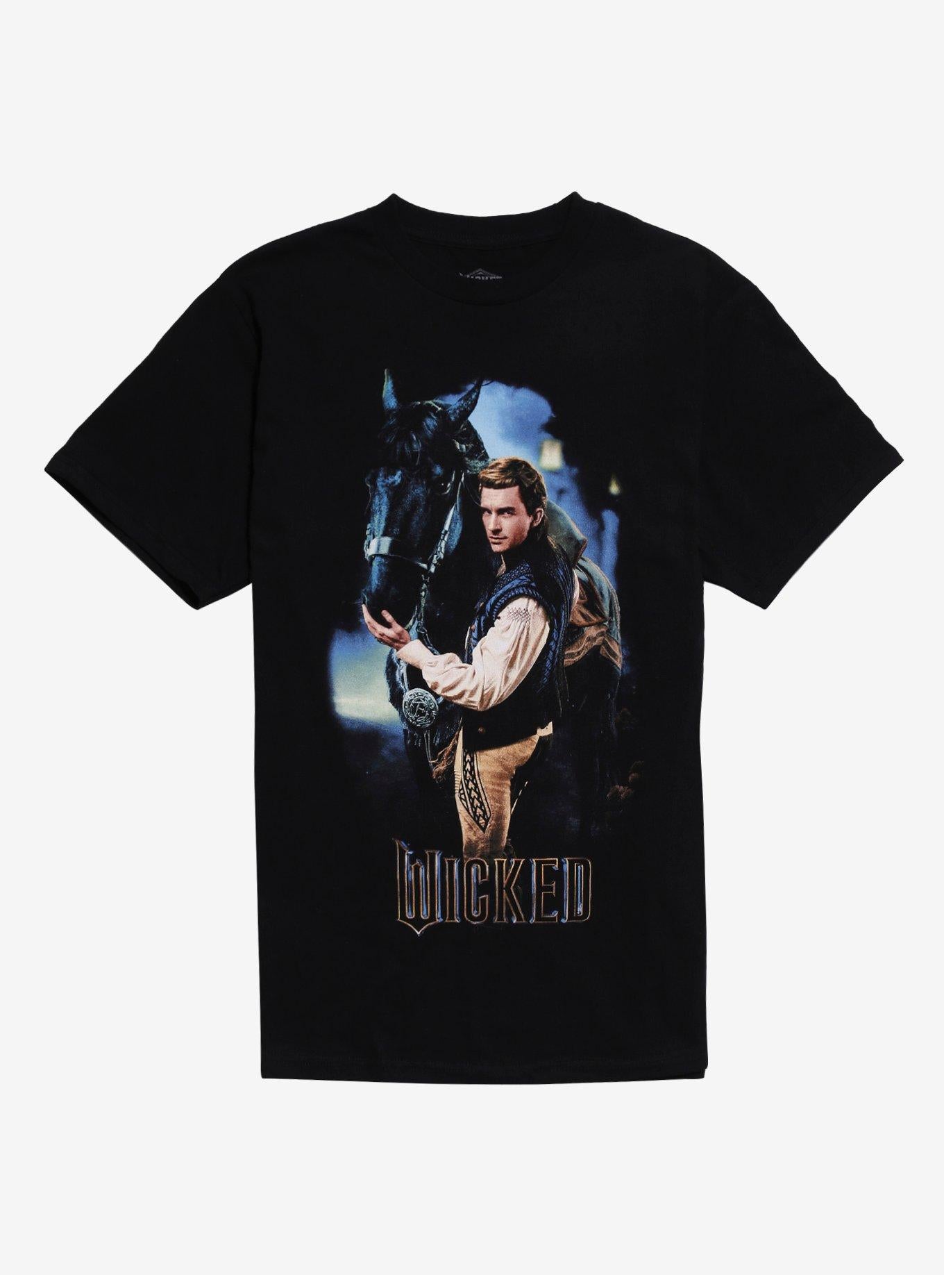 Wicked Fiyero Horse Boyfriend Fit Girls T-Shirt | Trending Graphic Tee For Fans