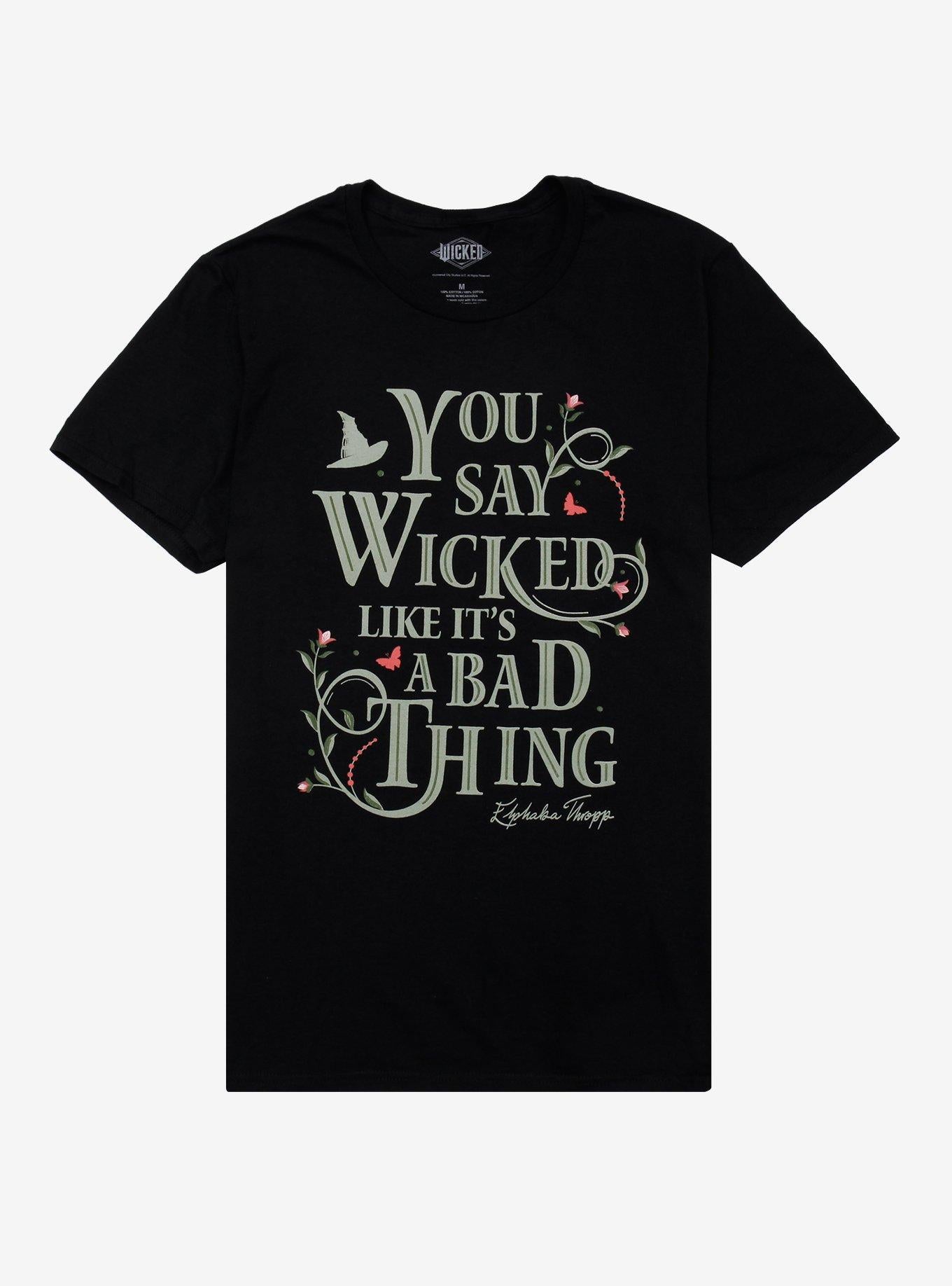 Wicked Bad Thing Girls T-Shirt | Trending Graphic Tee For Fans
