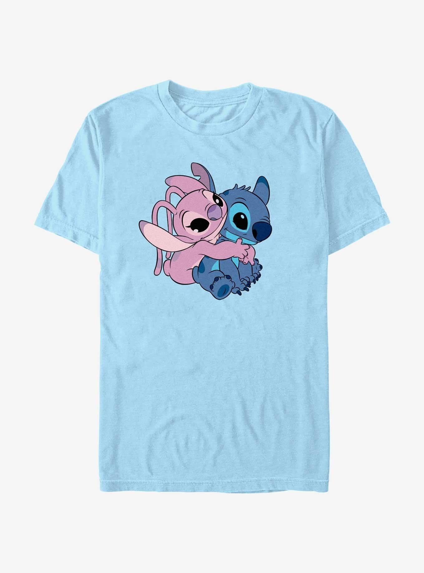 Disney Lilo & Stitch Angel Hug T-Shirt | Trending Graphic Tee For Fans