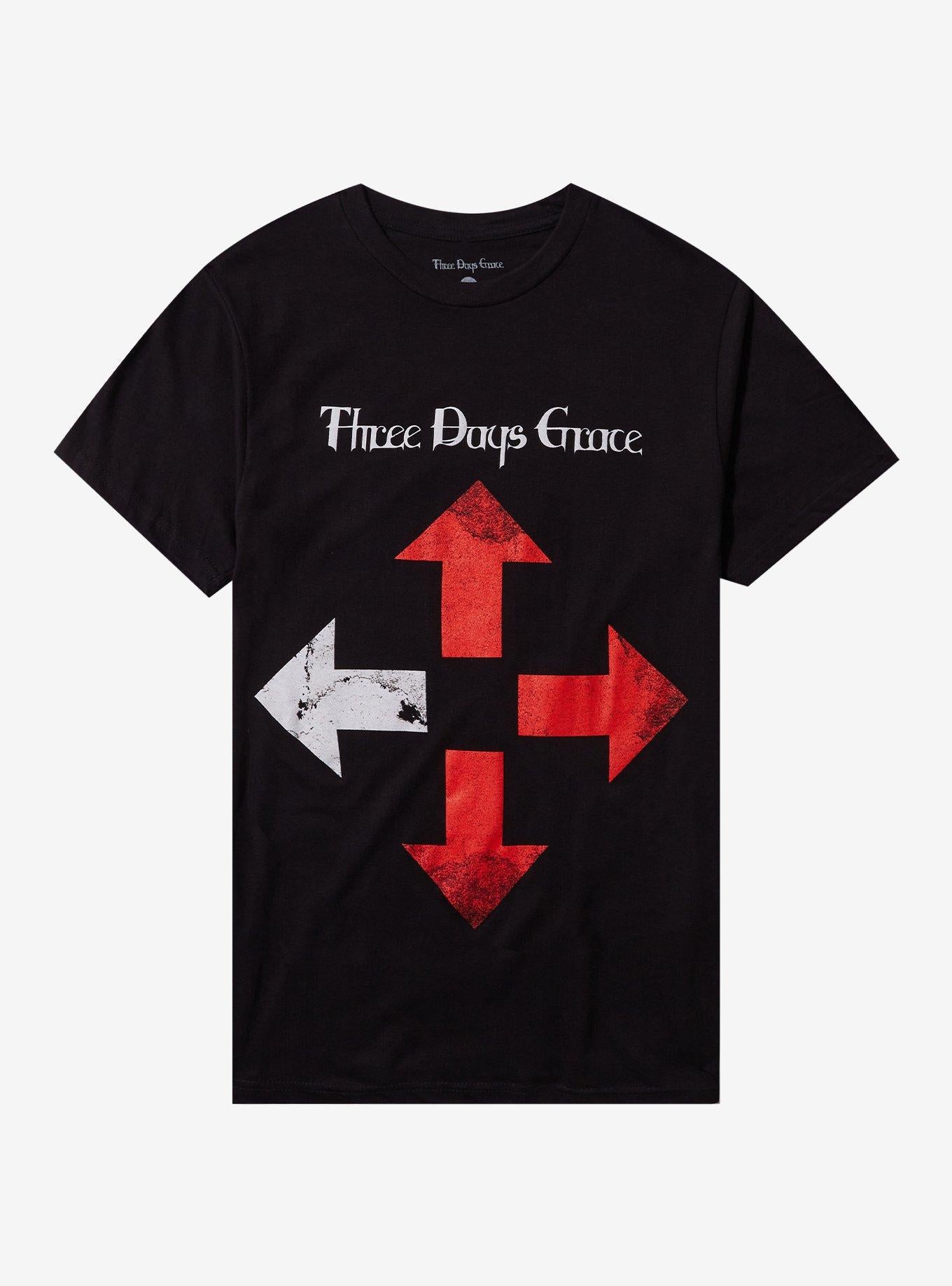 Three Days Grace Outsider Boyfriend Fit Girls T-Shirt | Trending Graphic Tee For Fans