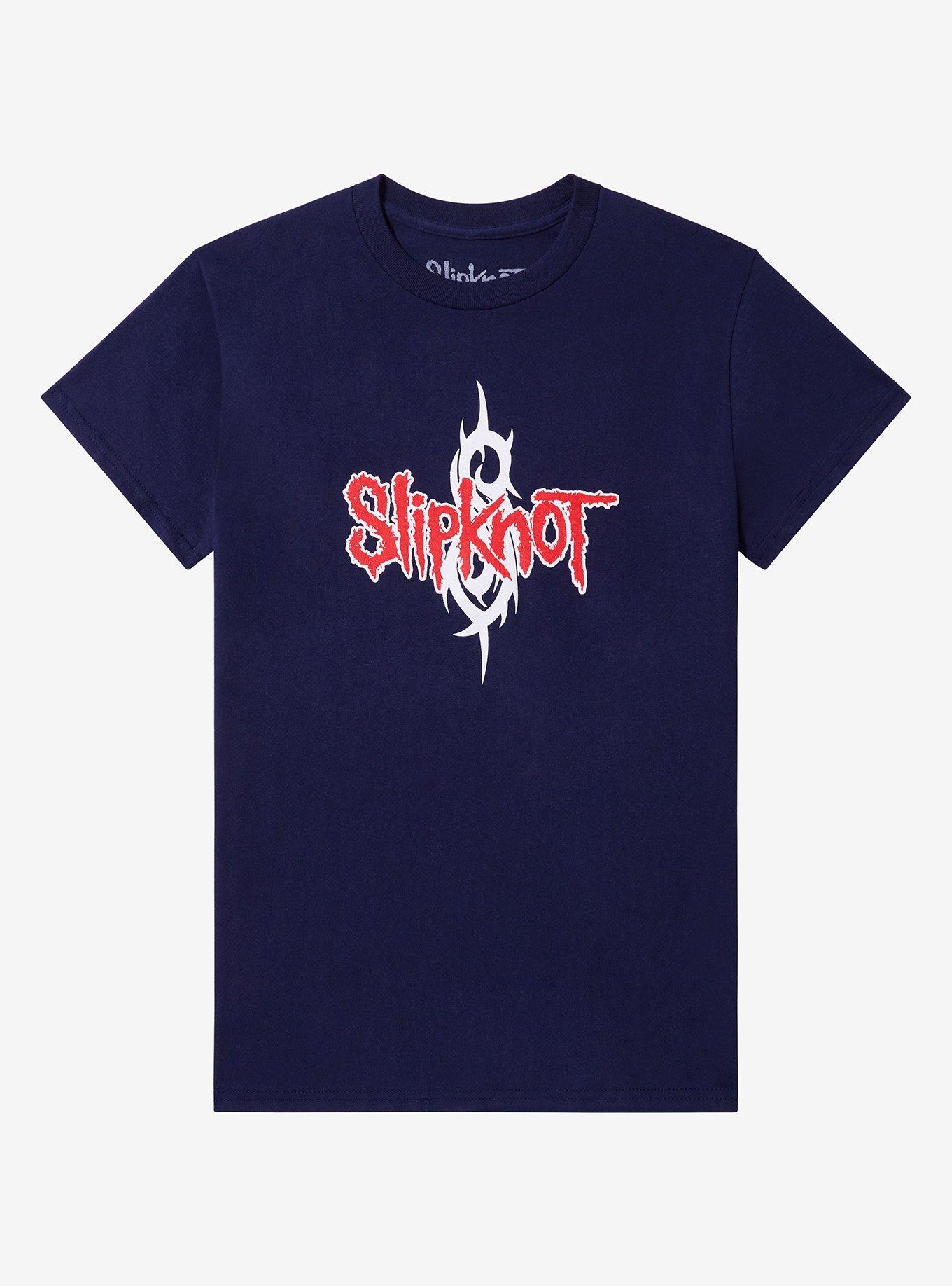 Slipknot Logo & Barcode Boyfriend Fit Girls T-Shirt | Trending Graphic Tee For Fans