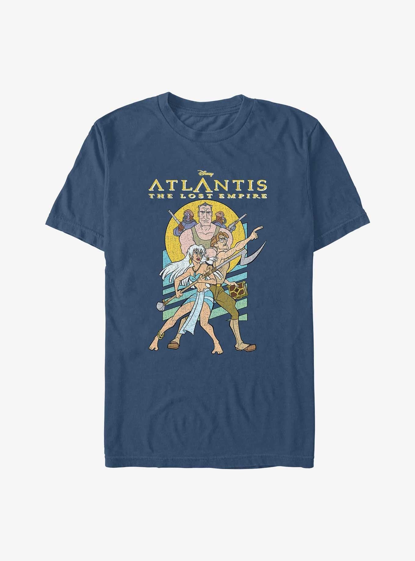Atlantis The Lost Empire Group Garment Dye T-Shirt | Trending Graphic Tee For Fans