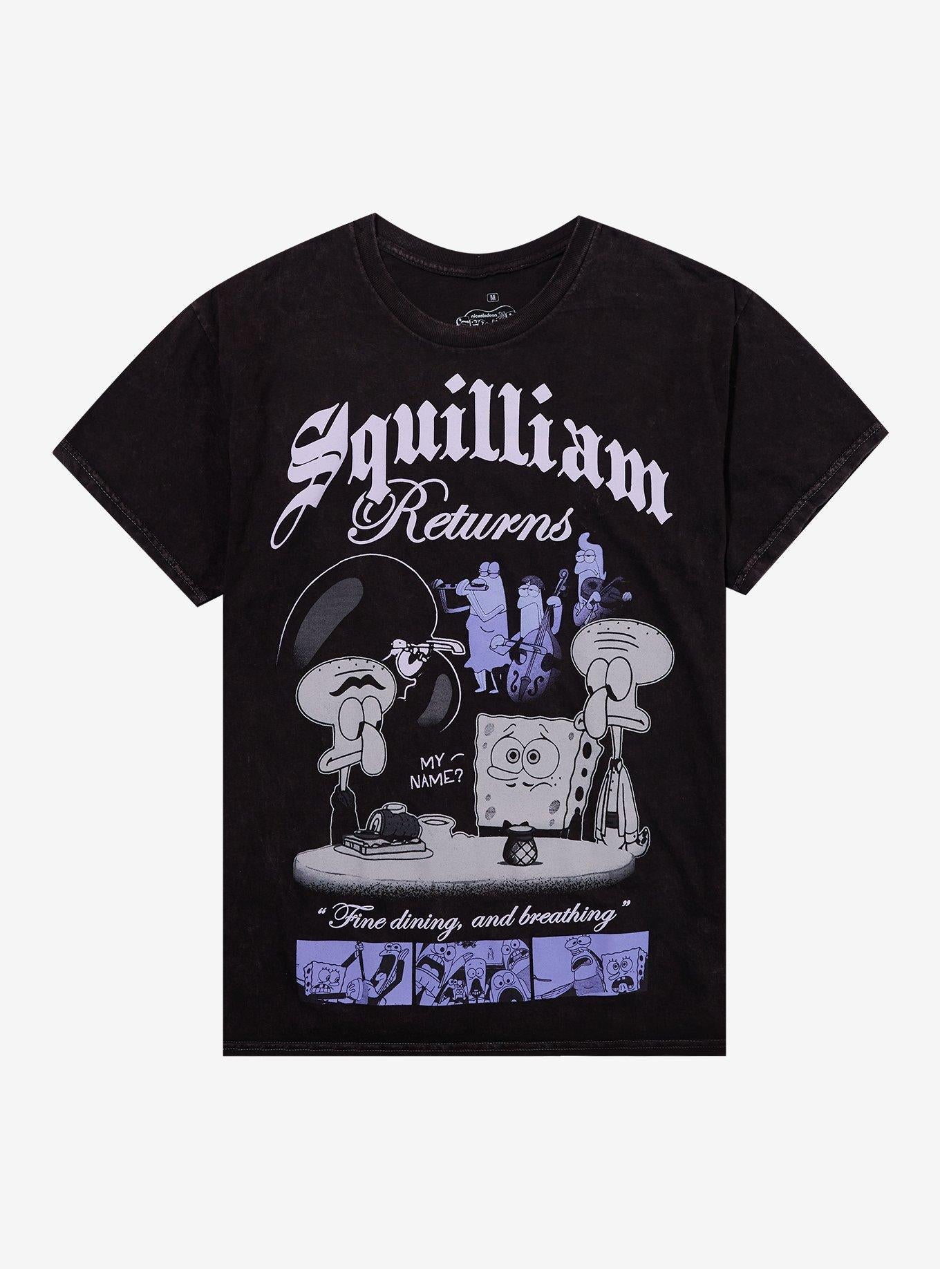 SpongeBob SquarePants Squilliam Returns T-Shirt | Trending Graphic Tee For Fans