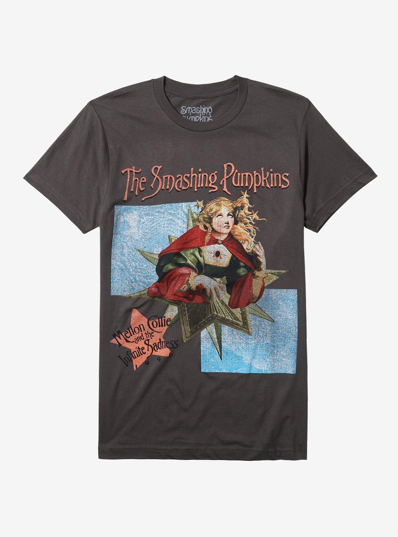 The Smashing Pumpkins Mellon Collie And The Infinite Sadness 1996 Tour Boyfriend Fit Girls T-Shirt | Trending Graphic Tee For Fans