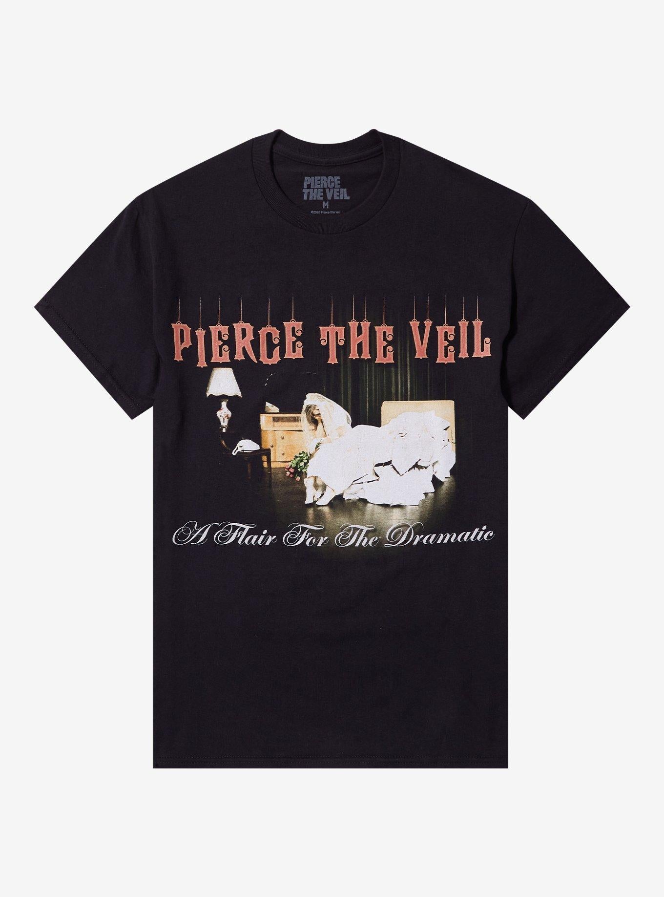 Pierce The Veil Flair For The Dramatic Boyfriend Fit Girls T-Shirt | Trending Graphic Tee For Fans
