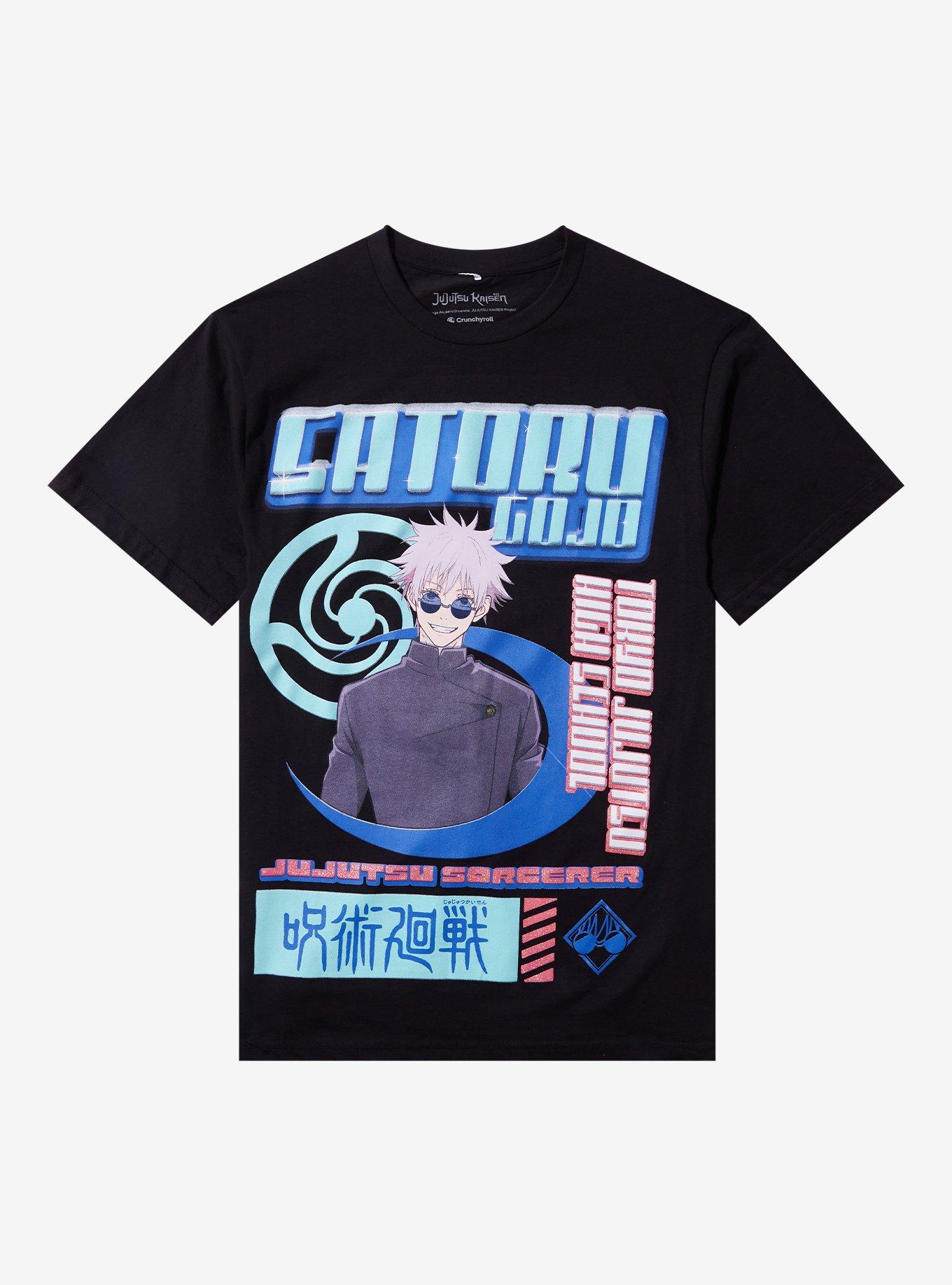 Jujutsu Kaisen Satoru Gojo Glitter Girls T-Shirt | Trending Graphic Tee For Fans