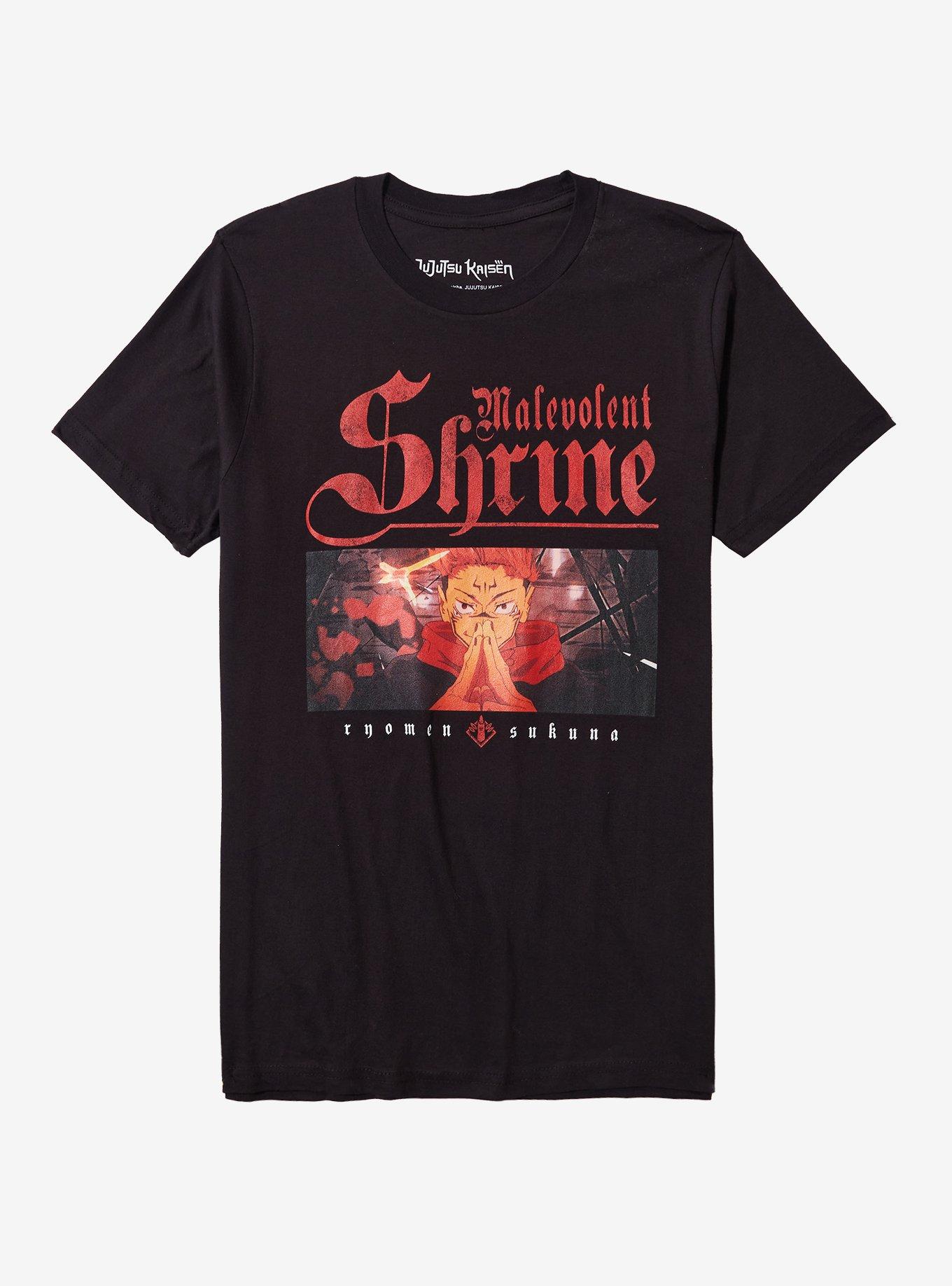 Jujutsu Kaisen Sukuna Malevolent Shrine T-Shirt | Trending Graphic Tee For Fans