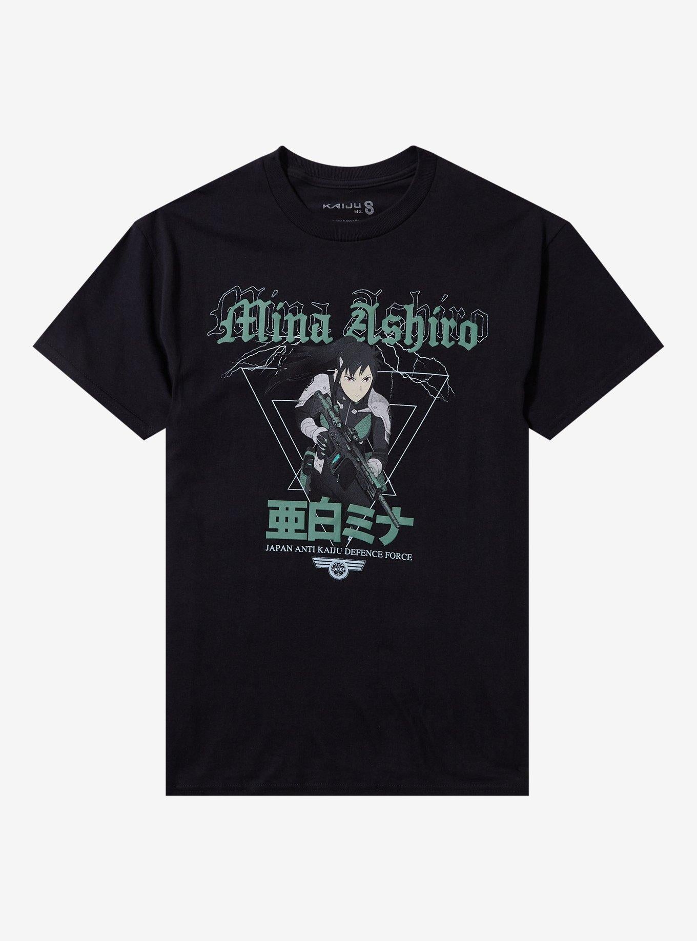 Kaiju No. 8 Mina Ashiro Name T-Shirt | Trending Graphic Tee For Fans