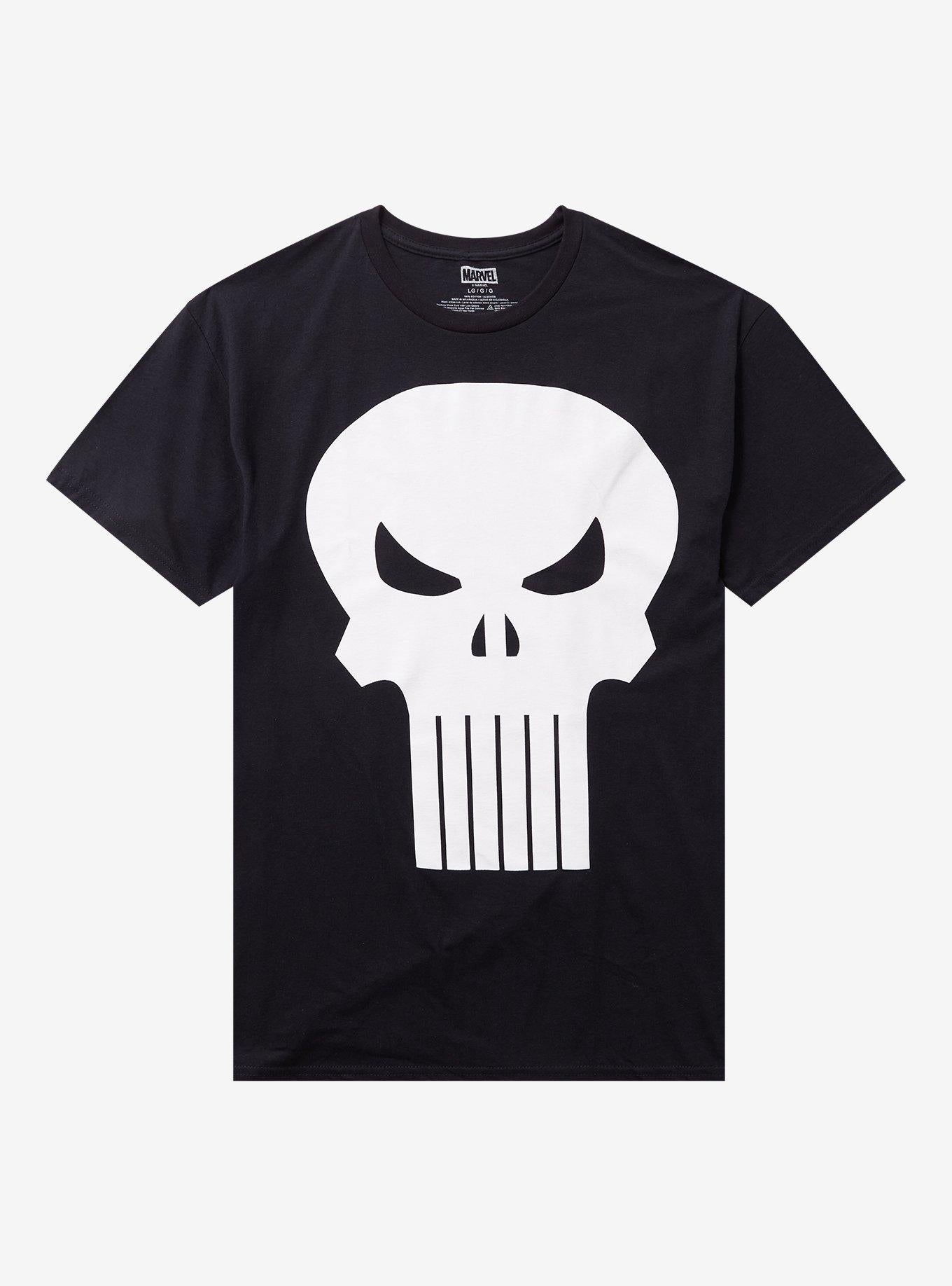 Marvel Punisher Logo T-Shirt | Trending Graphic Tee For Fans