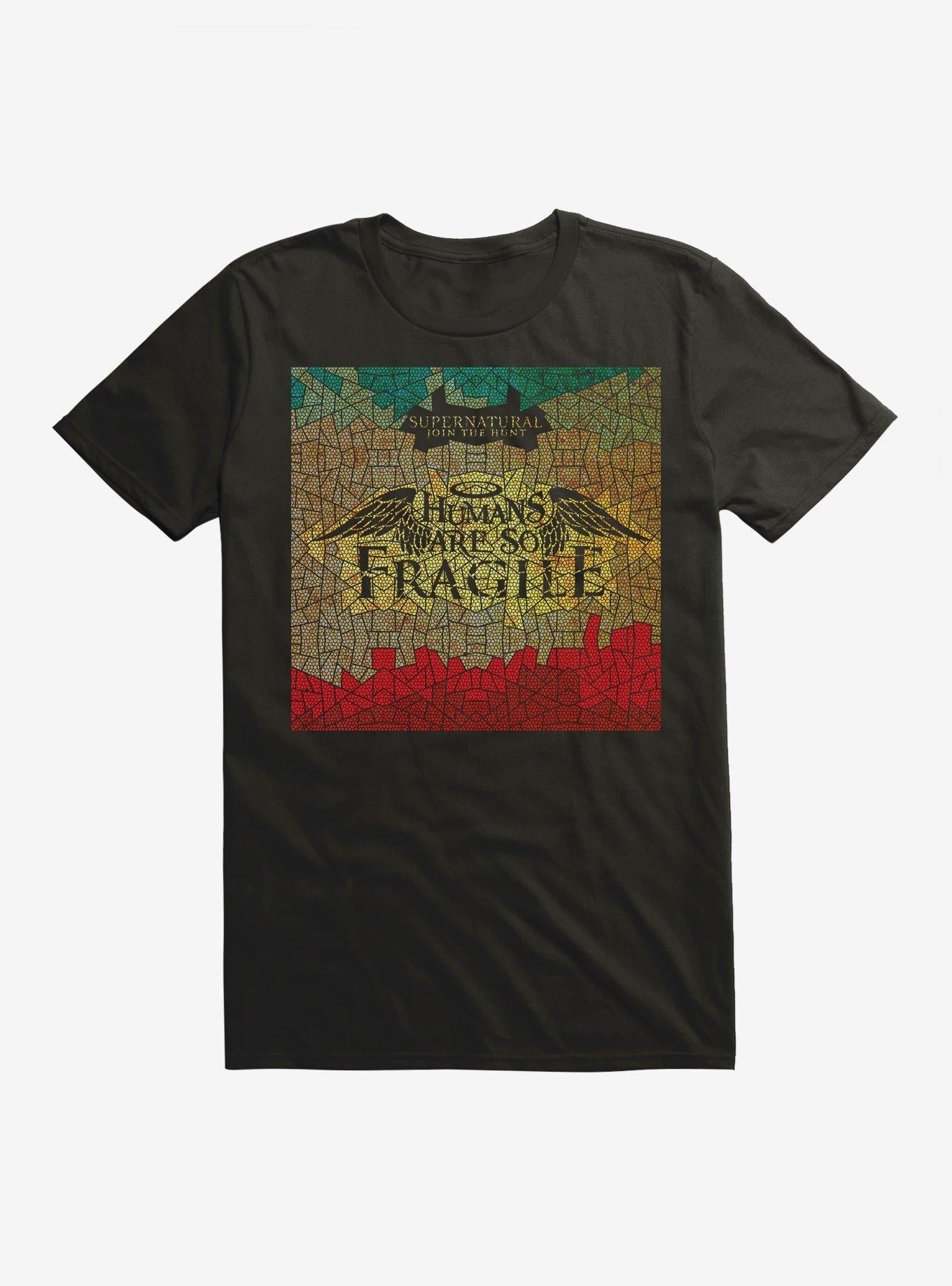 Supernatural Humans Mosaic T-Shirt | Trending Graphic Tee For Fans