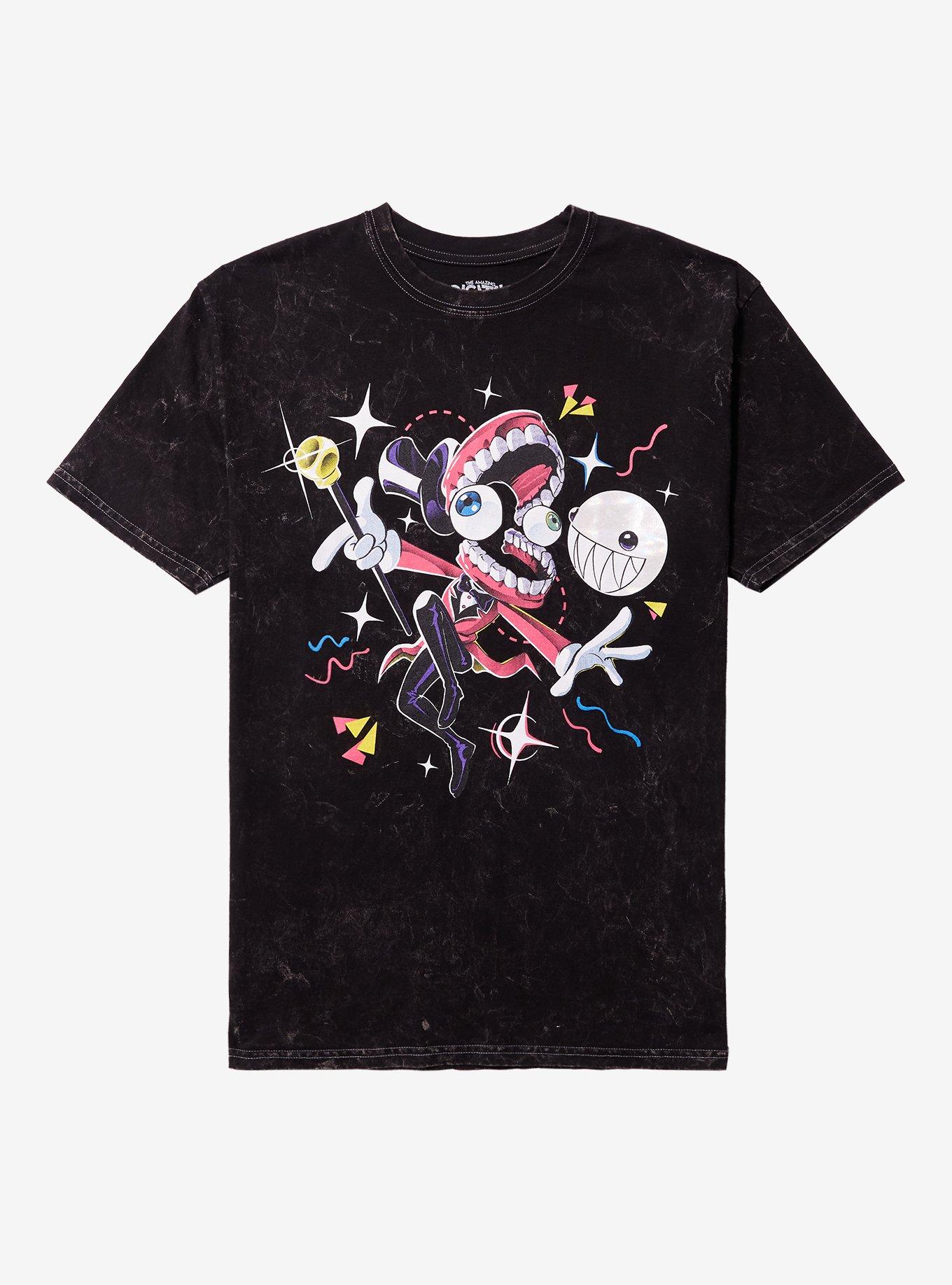 The Amazing Digital Circus Caine Dark Wash T-Shirt | Trending Graphic Tee For Fans
