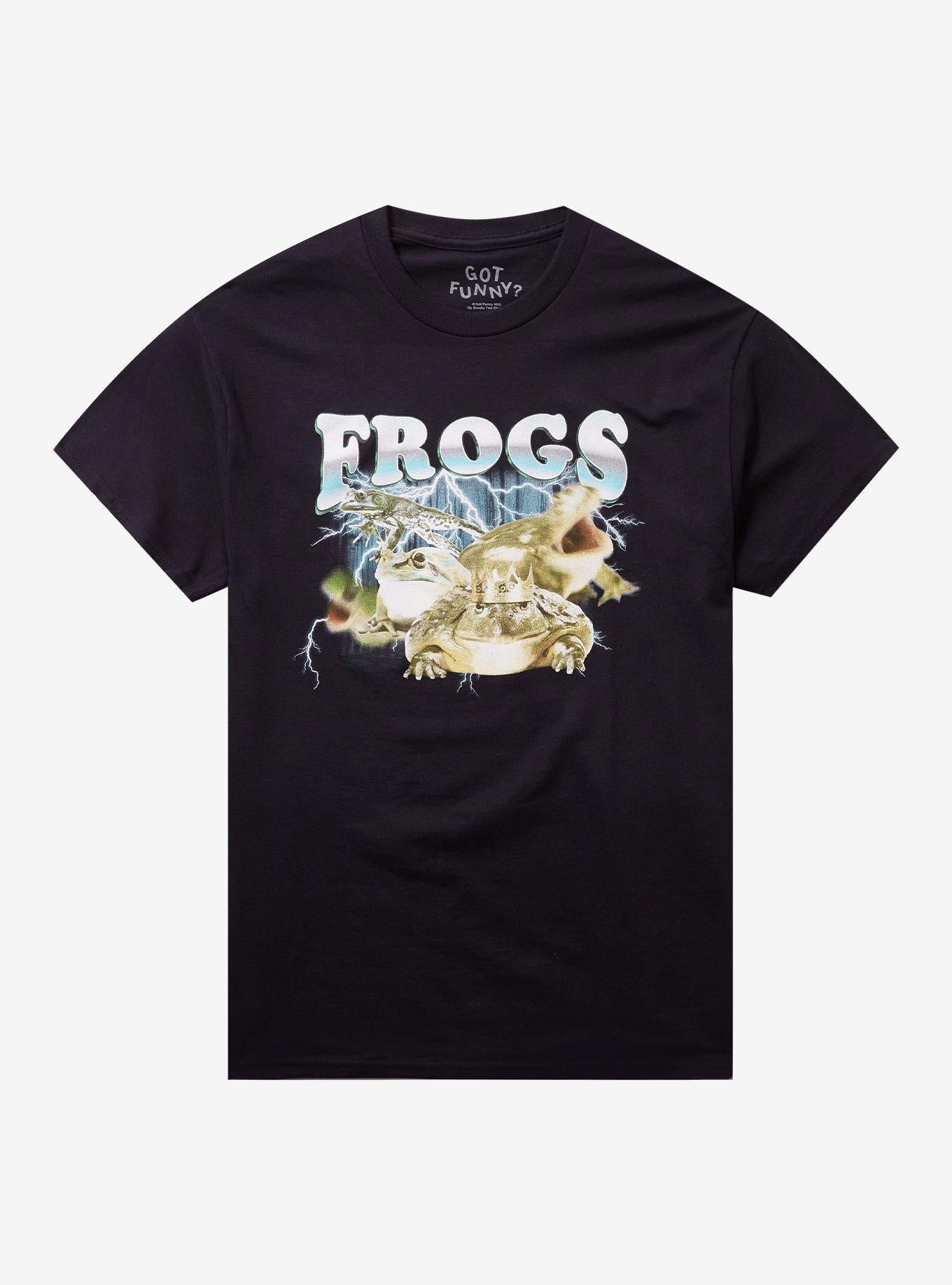 Frogs Collage By Got Funny? T-Shirt | Trending Graphic Tee For Fans