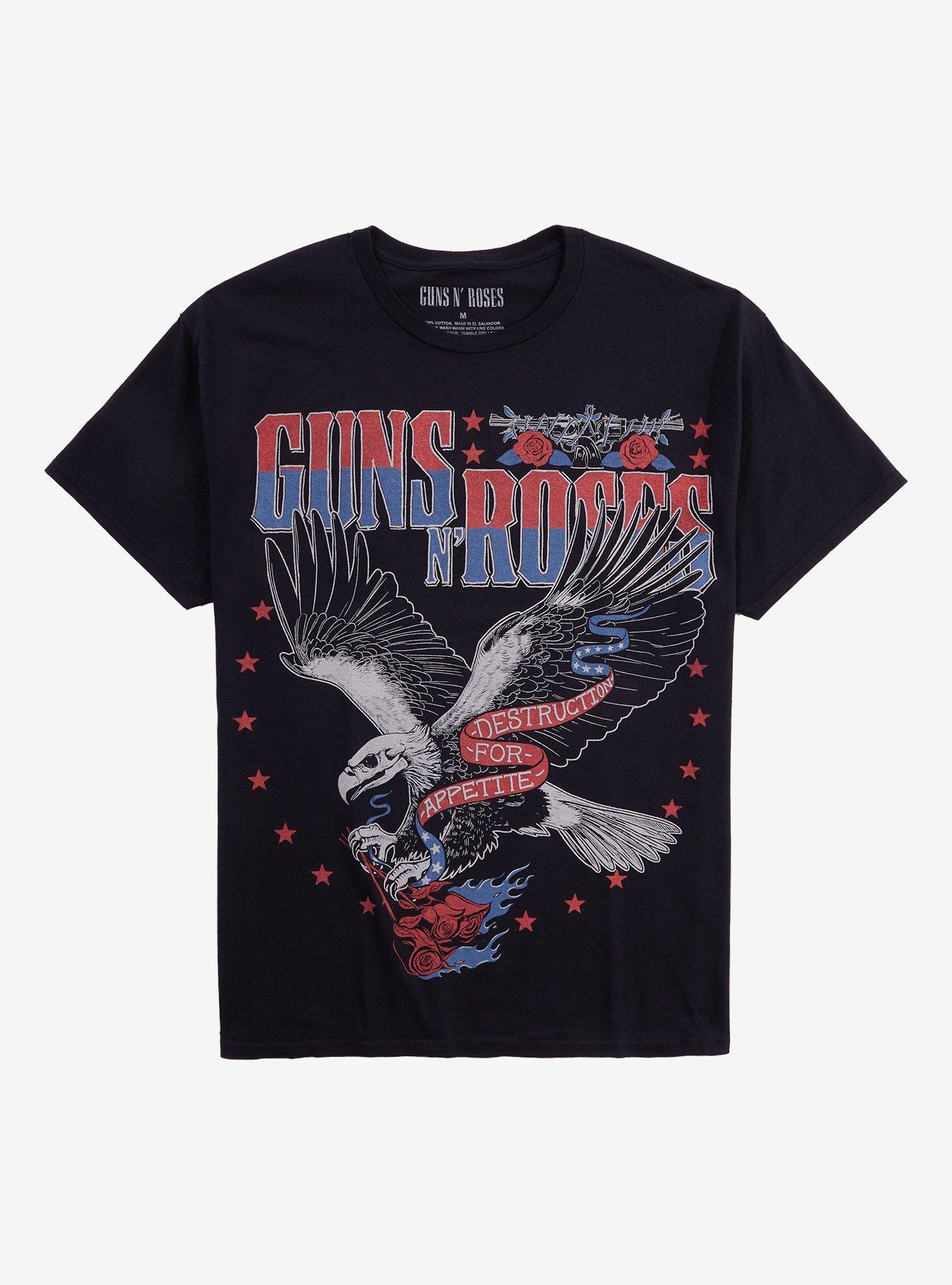 Guns N' Roses Eagle Appetite For Destruction T-Shirt | Trending Graphic Tee For Fans