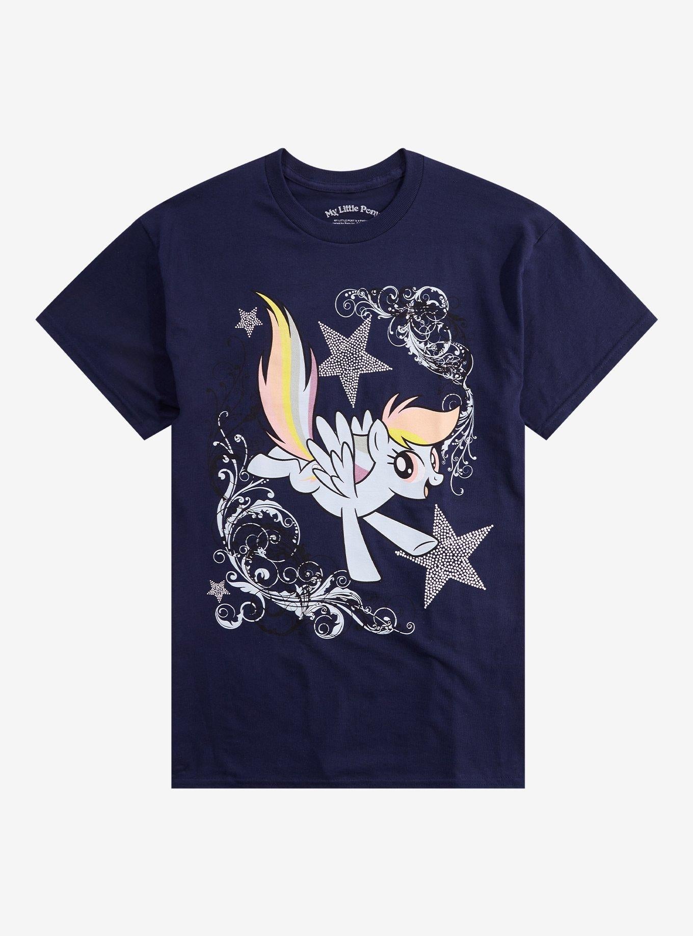 My Little Pony Rainbow Dash Stars T-Shirt | Trending Graphic Tee For Fans
