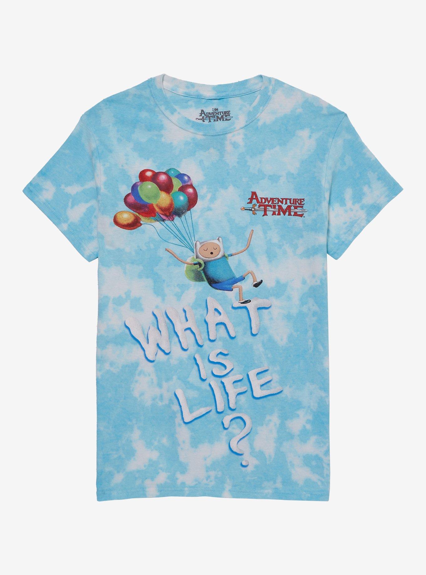 Adventure Time What Is Life? Girls Tie-Dye T-Shirt | Trending Graphic Tee For Fans