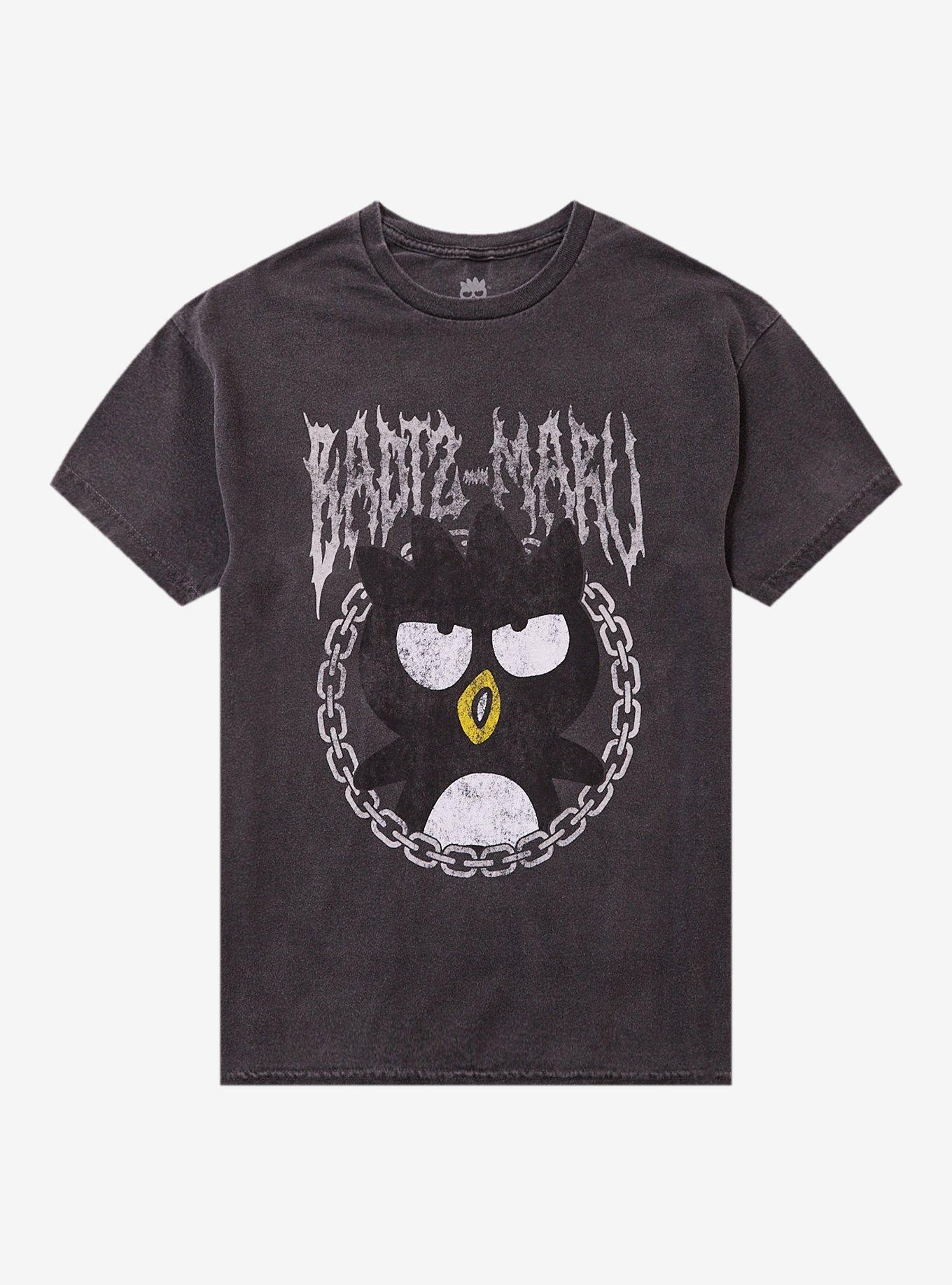 Badtz-Maru Chain Faded Wash T-Shirt | Trending Graphic Tee For Fans