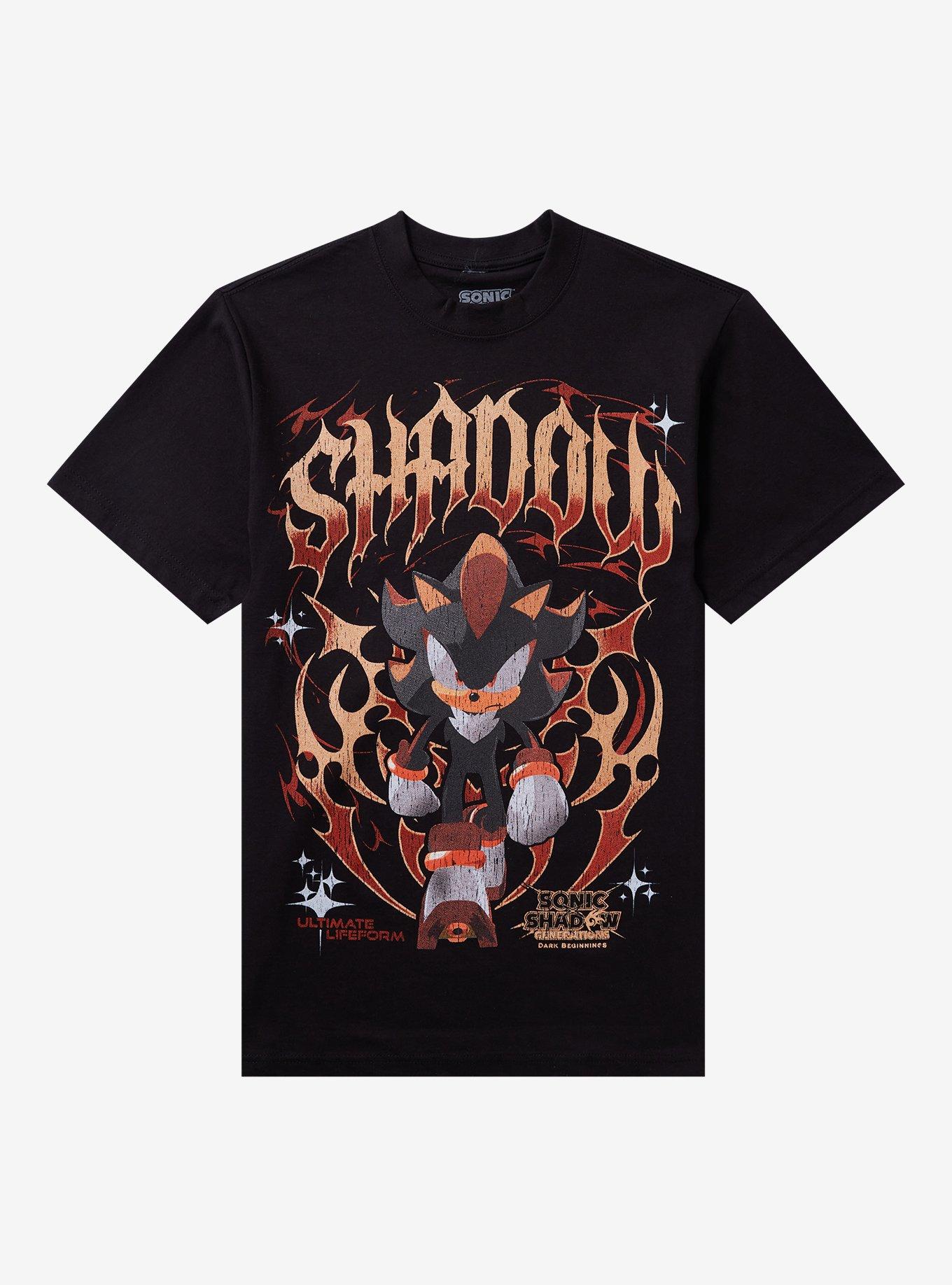 Sonic X Shadow Generations Shadow Vintage Print T-Shirt | Trending Graphic Tee For Fans