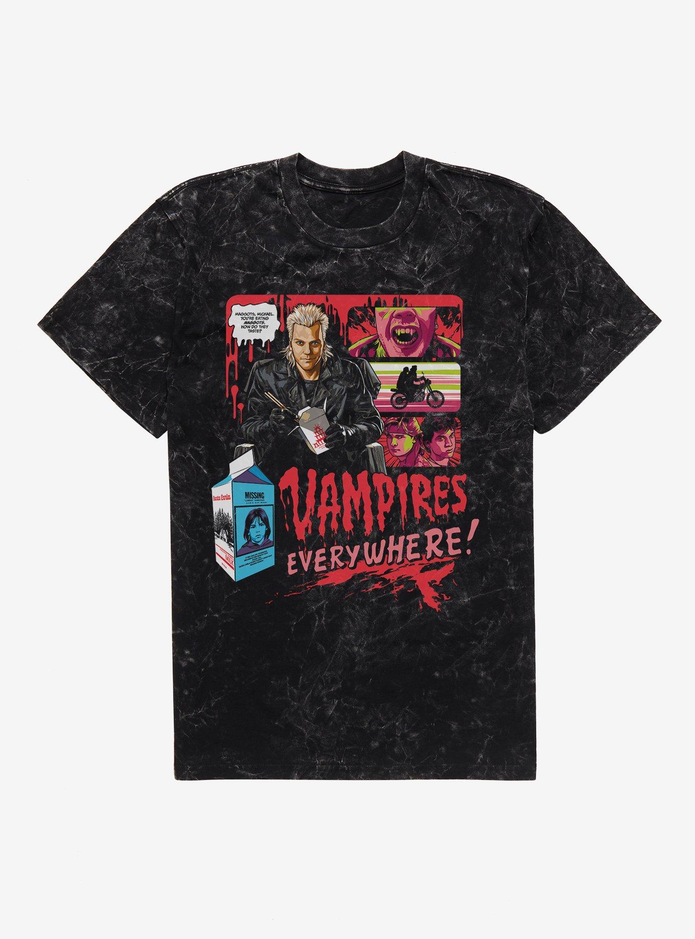 The Lost Boys Vampires Everywhere! Mineral Wash T-Shirt | Trending Graphic Tee For Fans