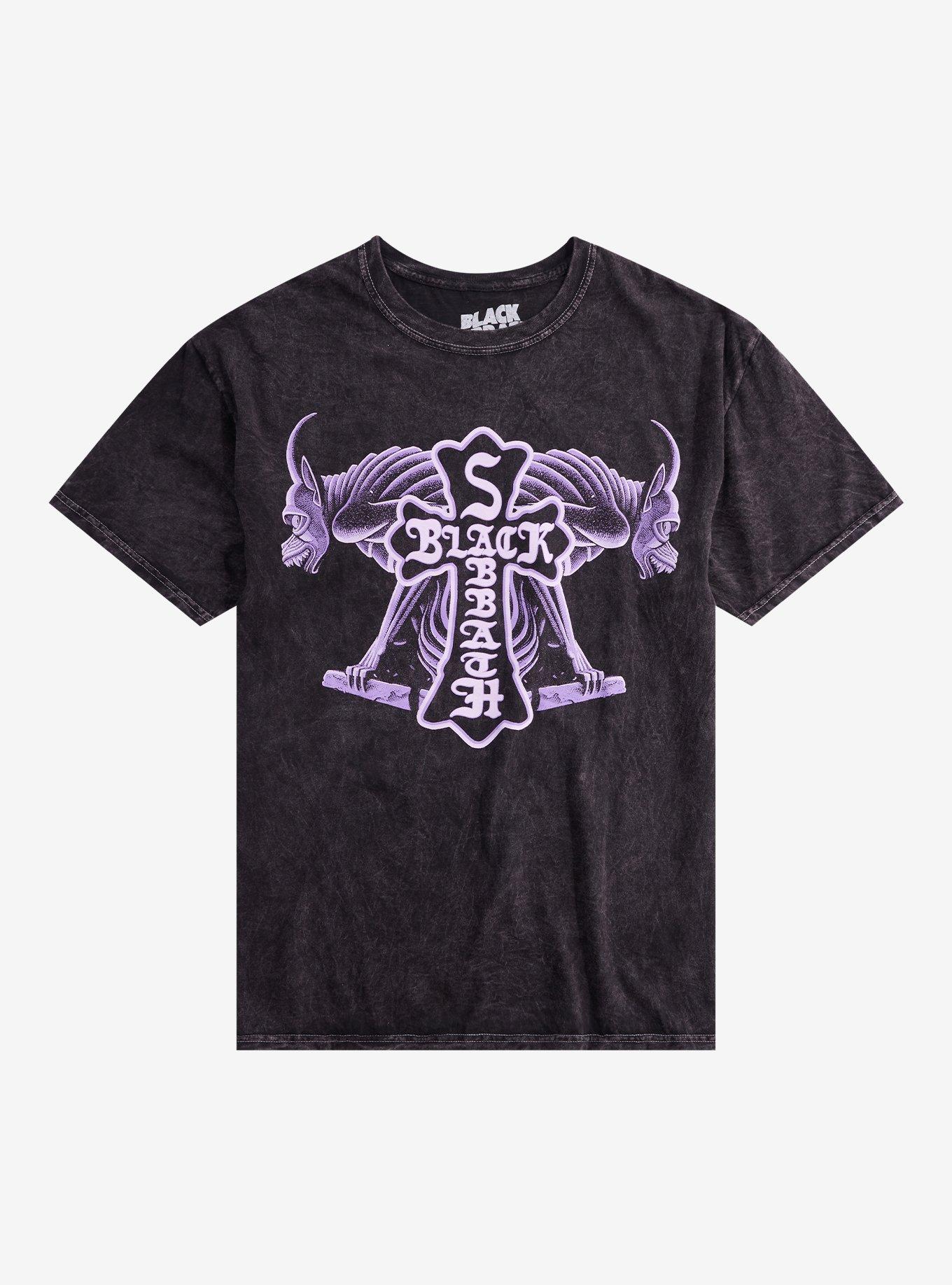 Black Sabbath Gargoyles Mineral Wash T-Shirt | Trending Graphic Tee For Fans