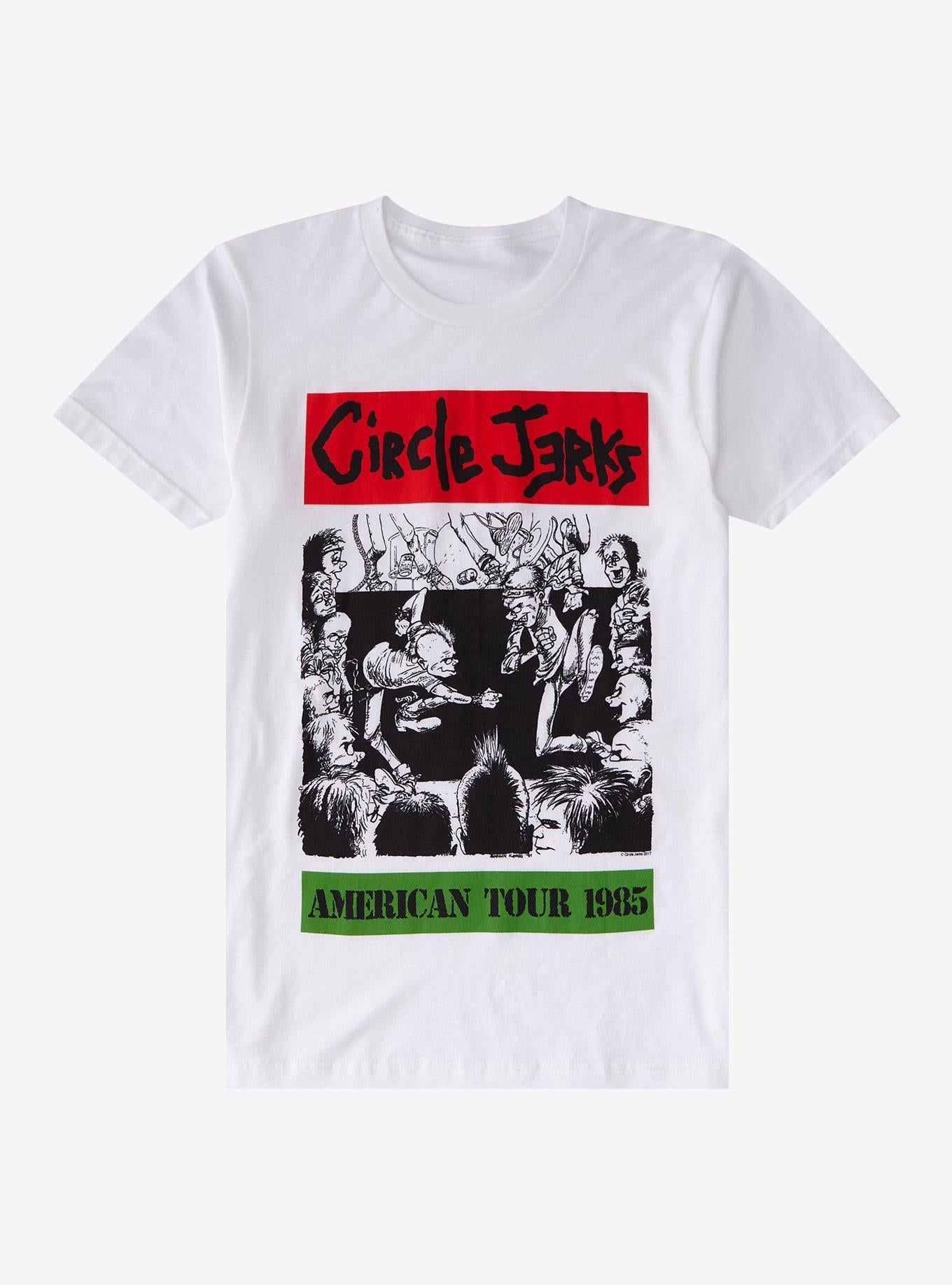 Circle Jerks American Tour 1985 T-Shirt | Trending Graphic Tee For Fans