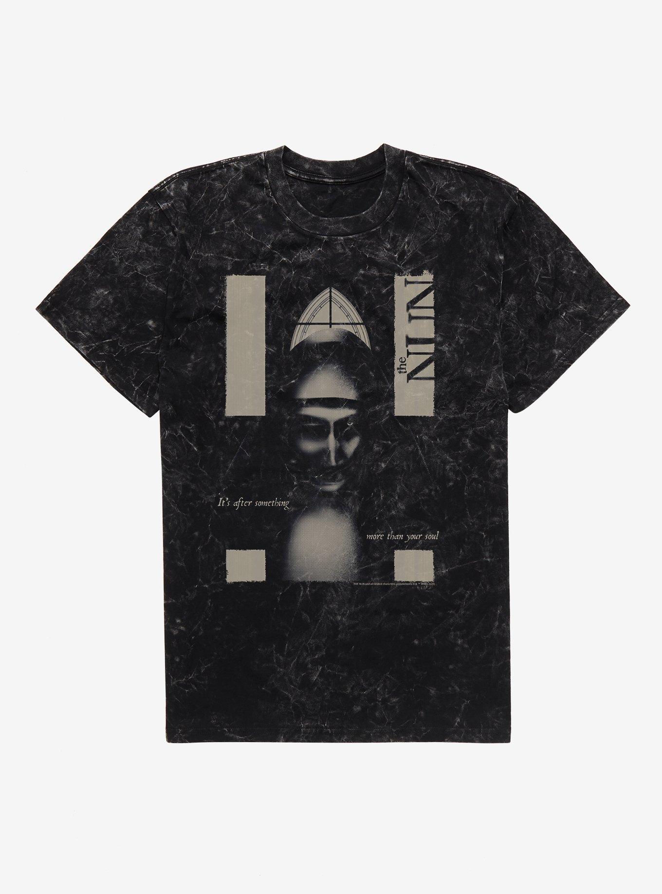 The Nun It's After Something More Than Your Soul Mineral Wash T-Shirt | Trending Graphic Tee For Fans