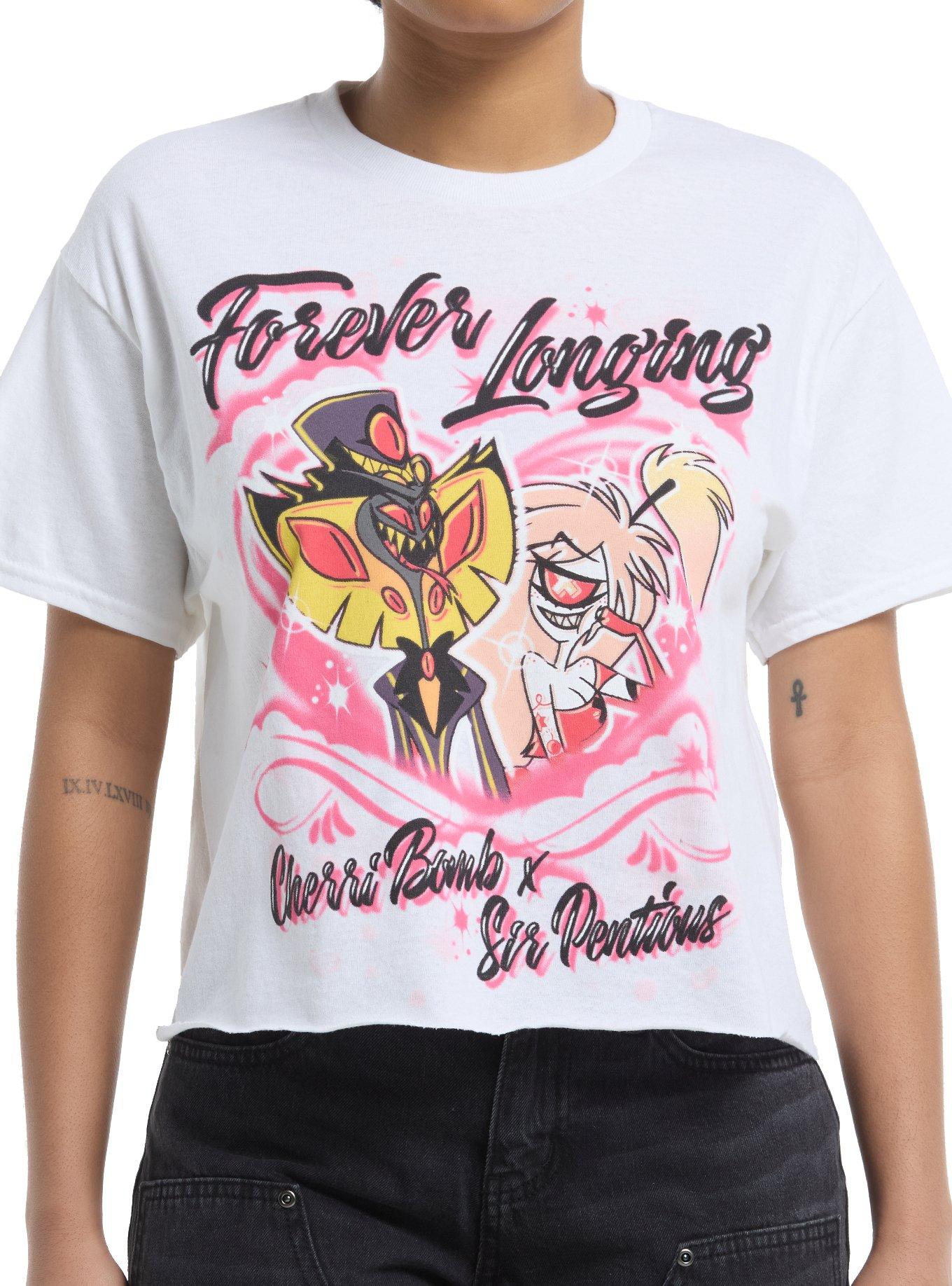 Hazbin Hotel Sir Pentious & Cherri Bomb T-Shirt | Trending Graphic Tee For Fans