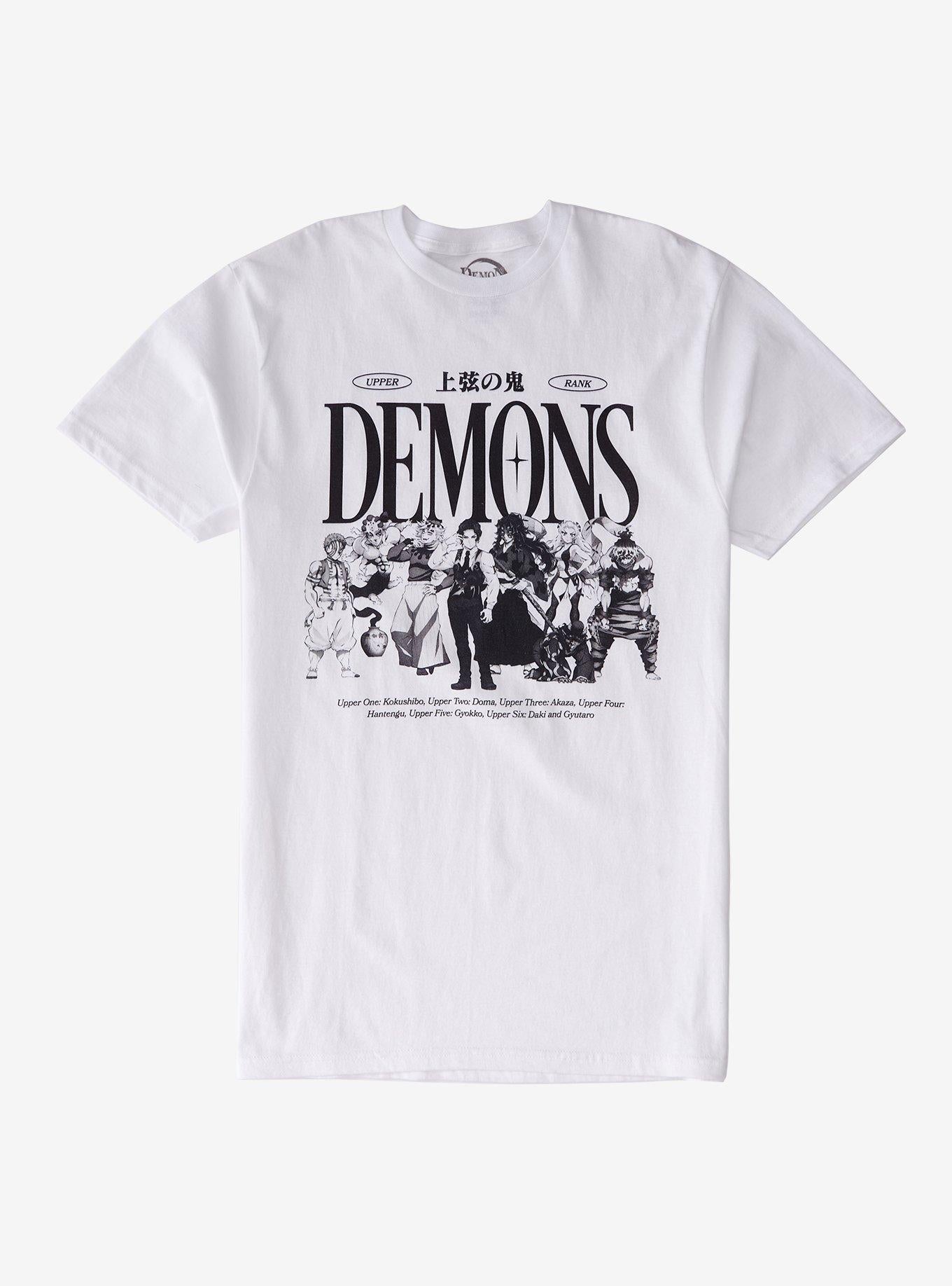 Demon Slayer Kimetsu No Yaiba Upper Rank Demons T-Shirt | Trending Graphic Tee For Fans