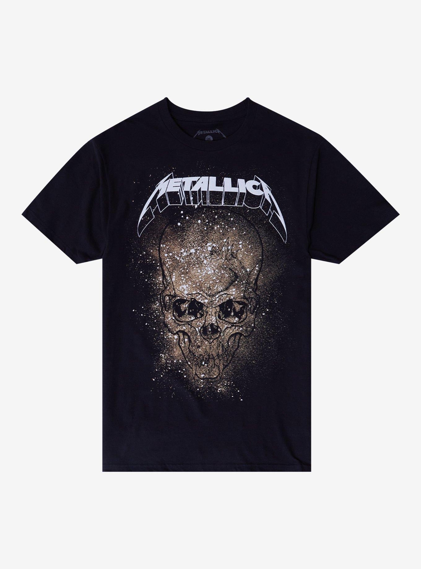 Metallica Splattered Demon Skull T-Shirt | Trending Graphic Tee For Fans