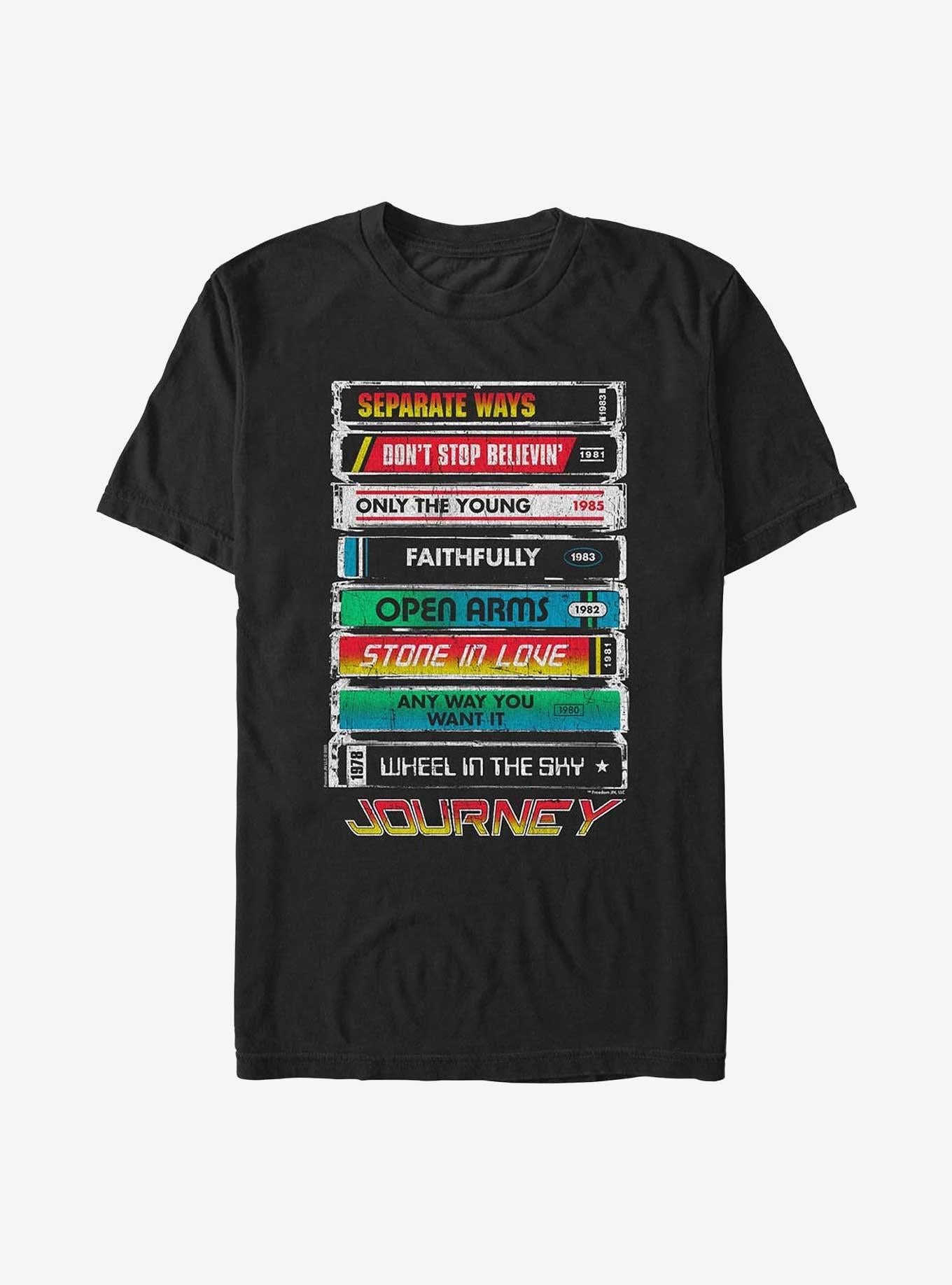 Journey Tape Deck Hits T-Shirt | Trending Graphic Tee For Fans