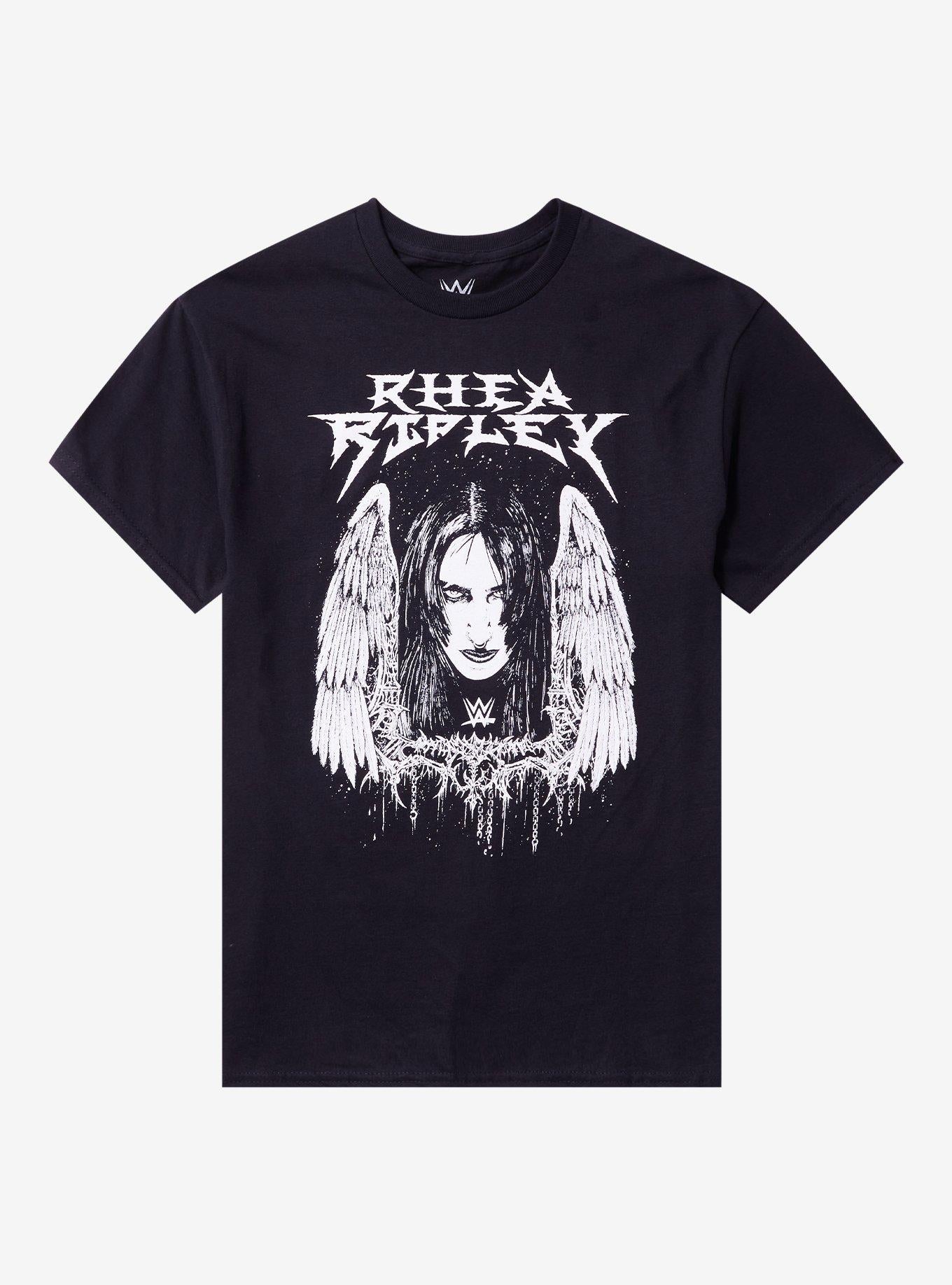 WWE Rhea Ripley Wings By Riddick T-Shirt | Trending Graphic Tee For Fans