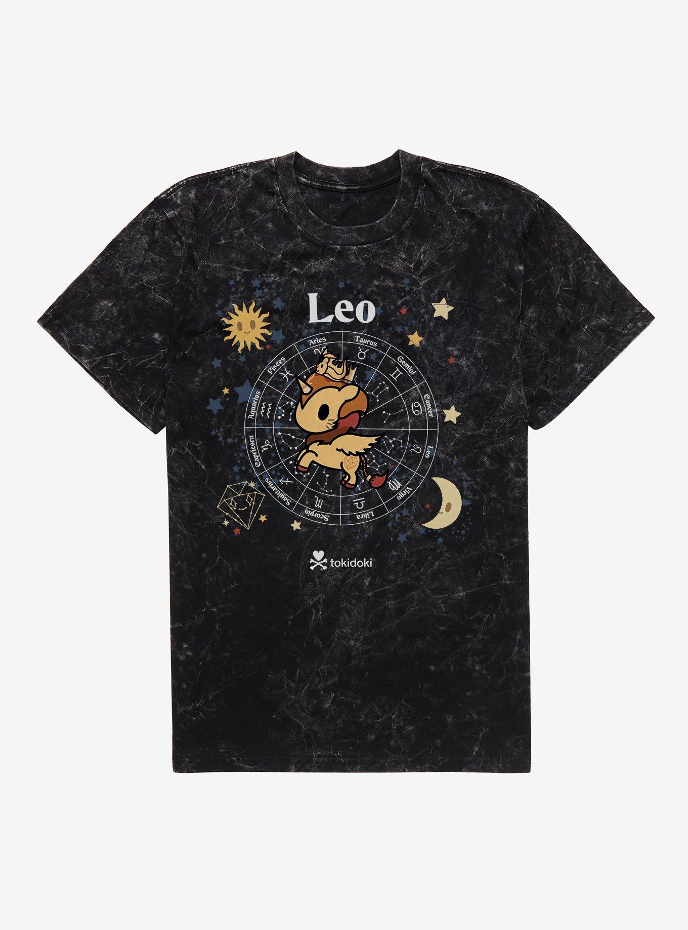 Tokidoki Unicorno Leo Mineral Wash T-Shirt | Trending Graphic Tee For Fans