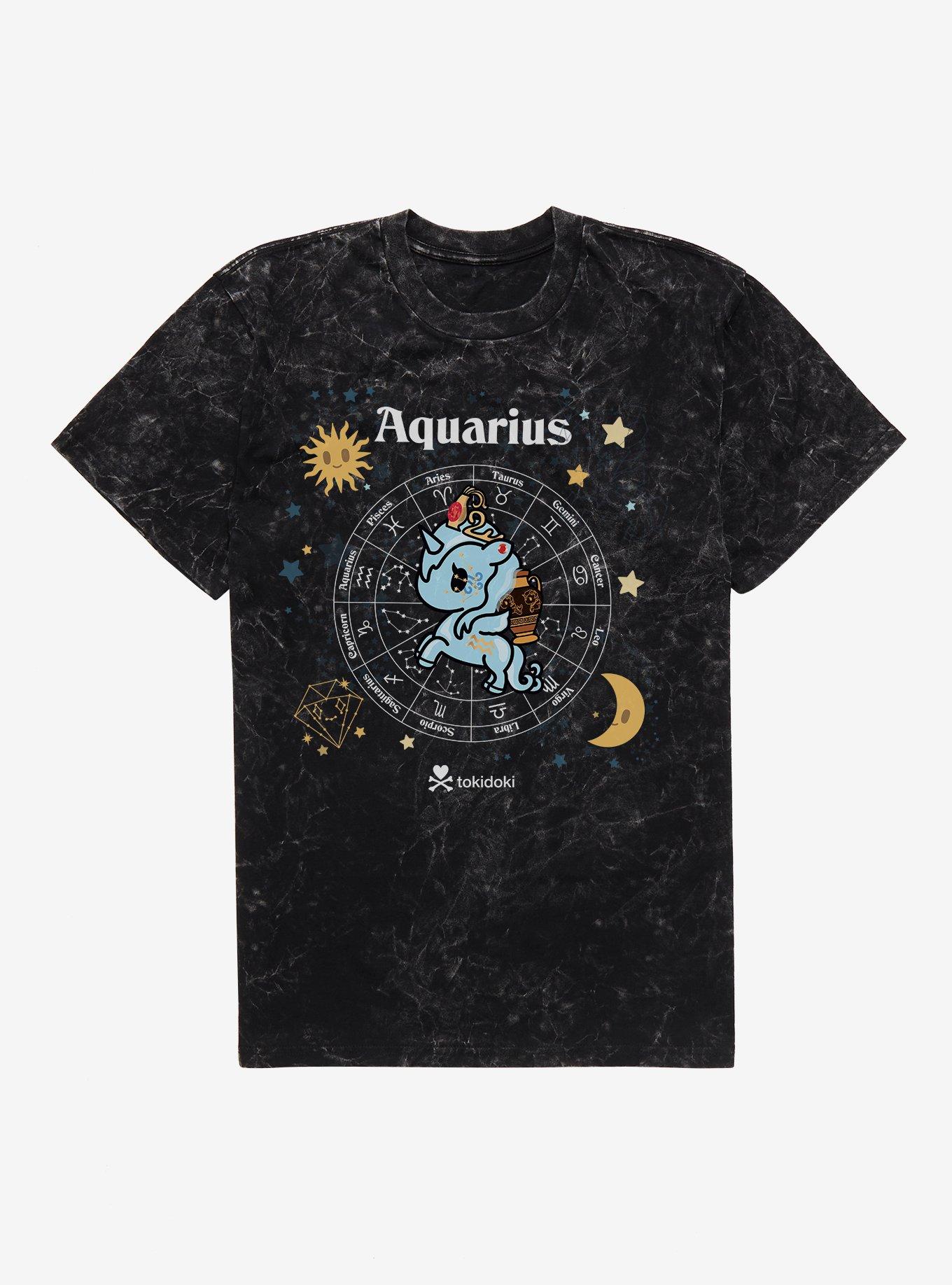Tokidoki Unicorno Aquarius Mineral Wash T-Shirt | Trending Graphic Tee For Fans