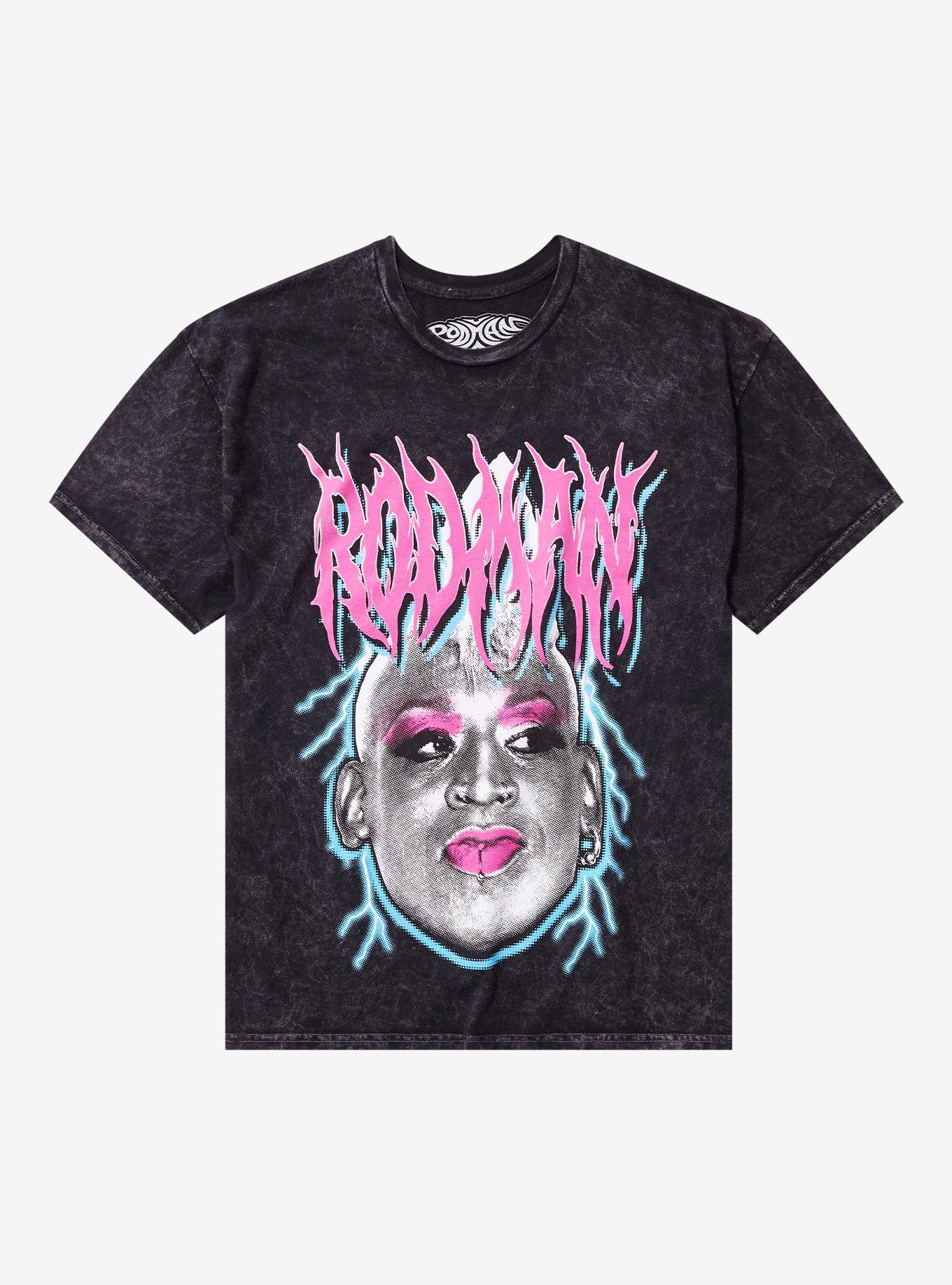 Dennis Rodman Lightning Portrait T-Shirt | Trending Graphic Tee For Fans