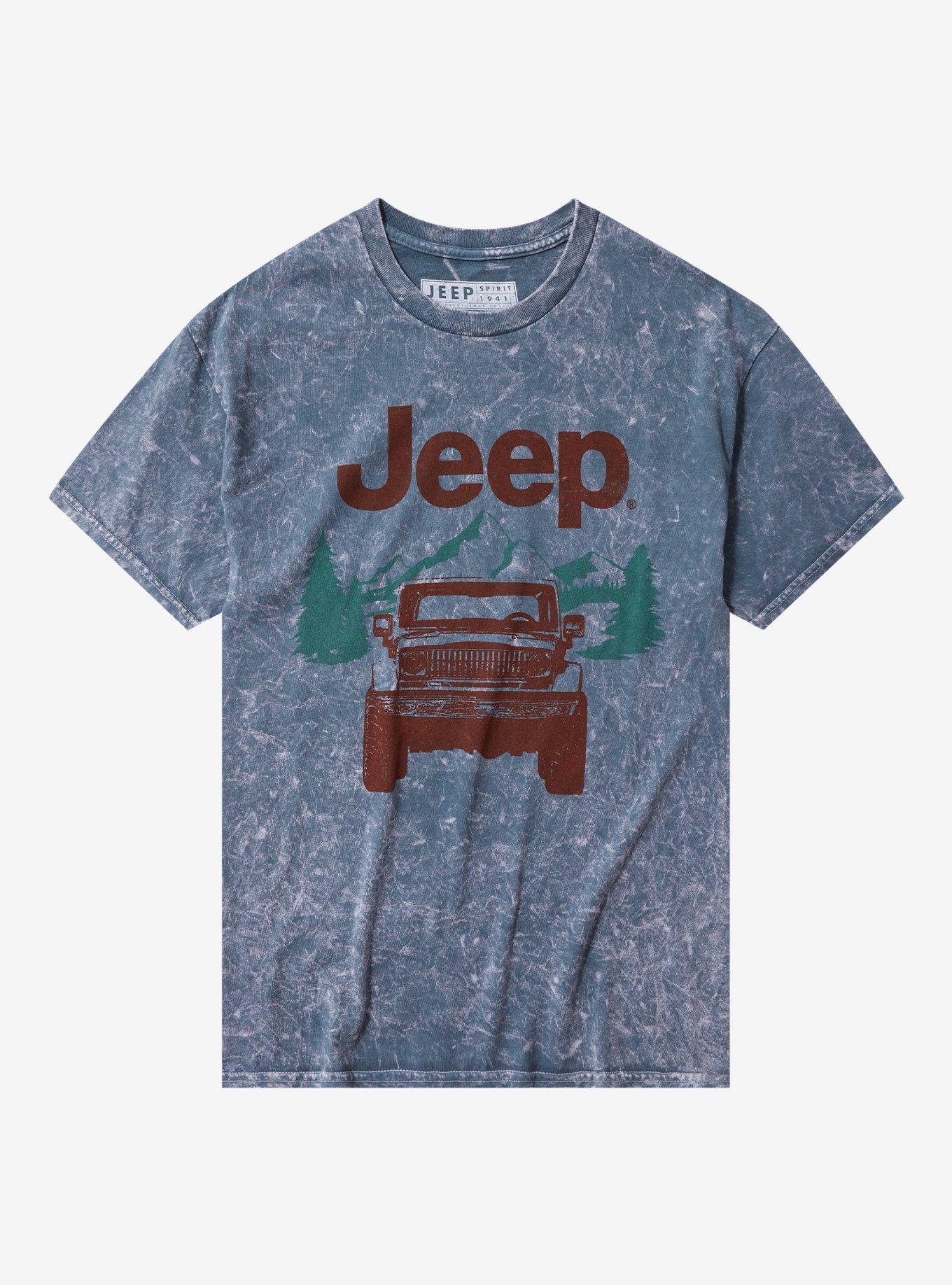 Jeep Forest Mineral Wash T-Shirt | Trending Graphic Tee For Fans