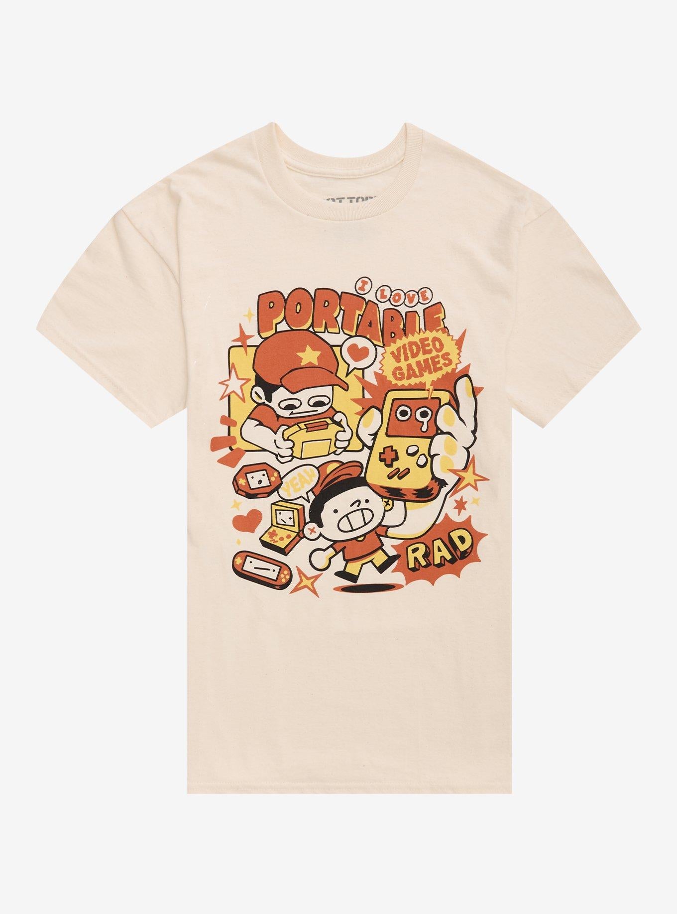 Portable Games Love By Ilustrata T-Shirt | Trending Graphic Tee For Fans