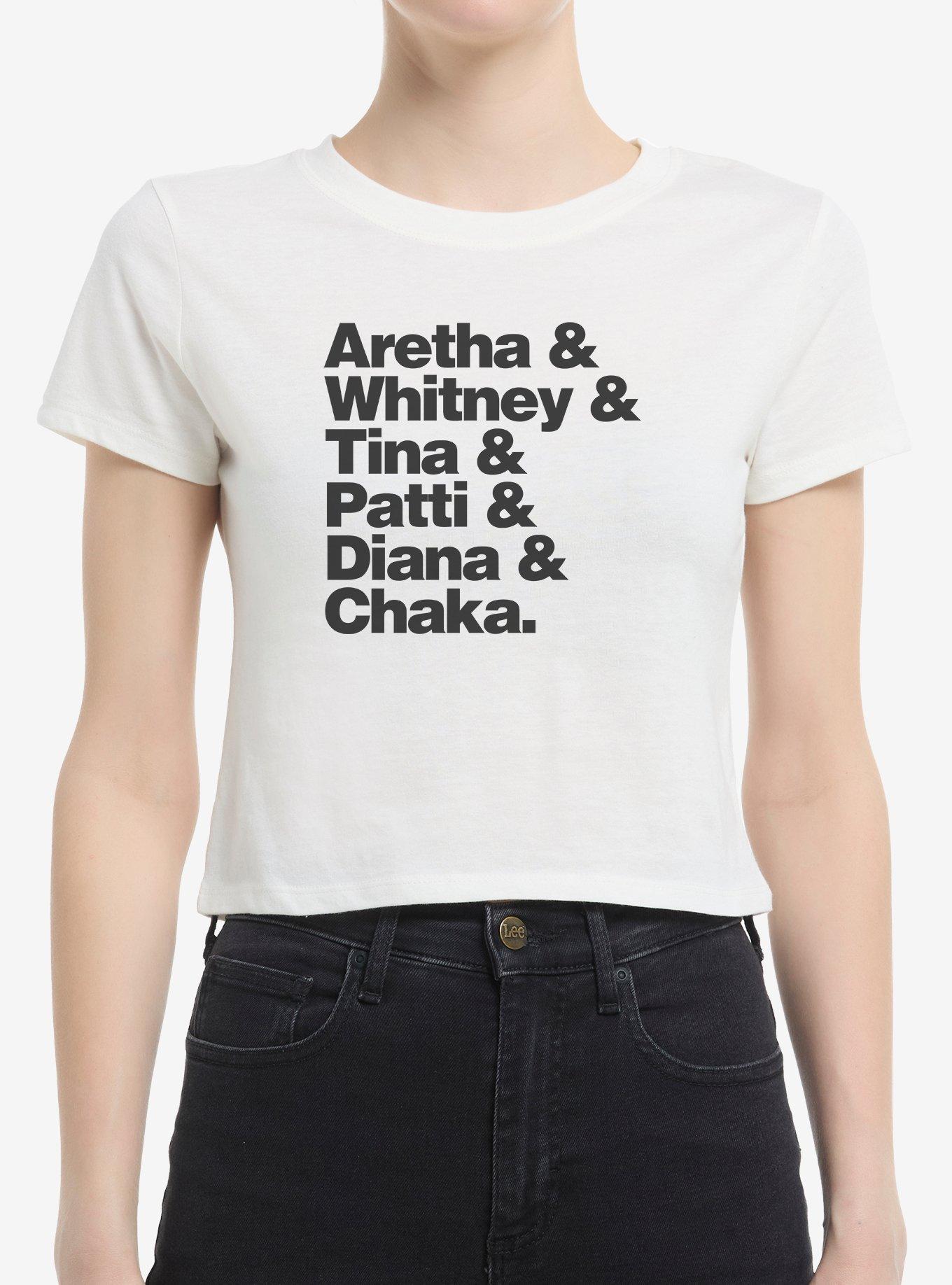 Black History Month Aretha Whitney Tina Patti Diana Chaka Girls Baby T-Shirt | Trending Graphic Tee For Fans