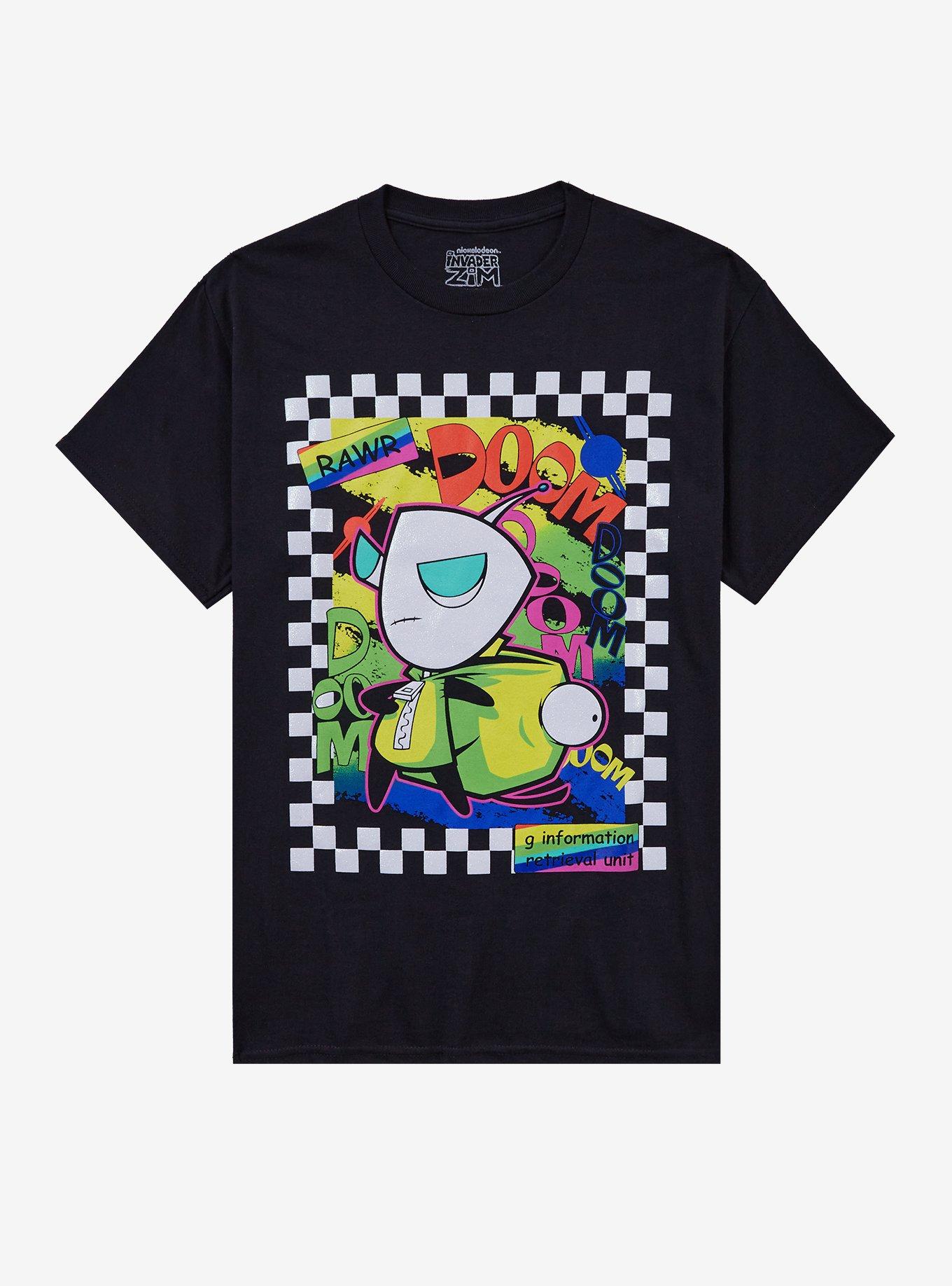 Invader Zim GIR Rainbow T-Shirt | Trending Graphic Tee For Fans