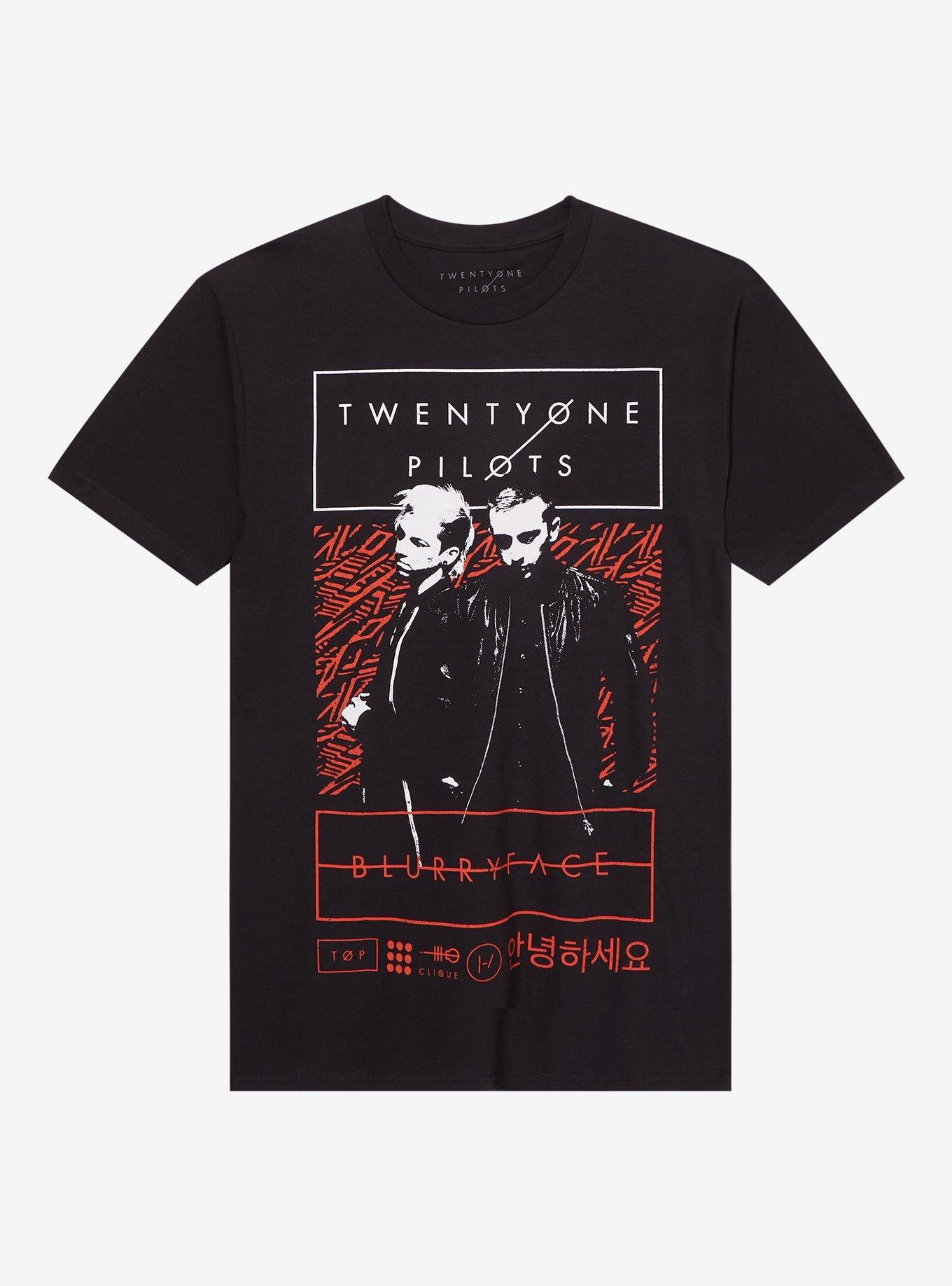 Twenty One Pilots Blurryface Duo Portrait T-Shirt | Trending Graphic Tee For Fans
